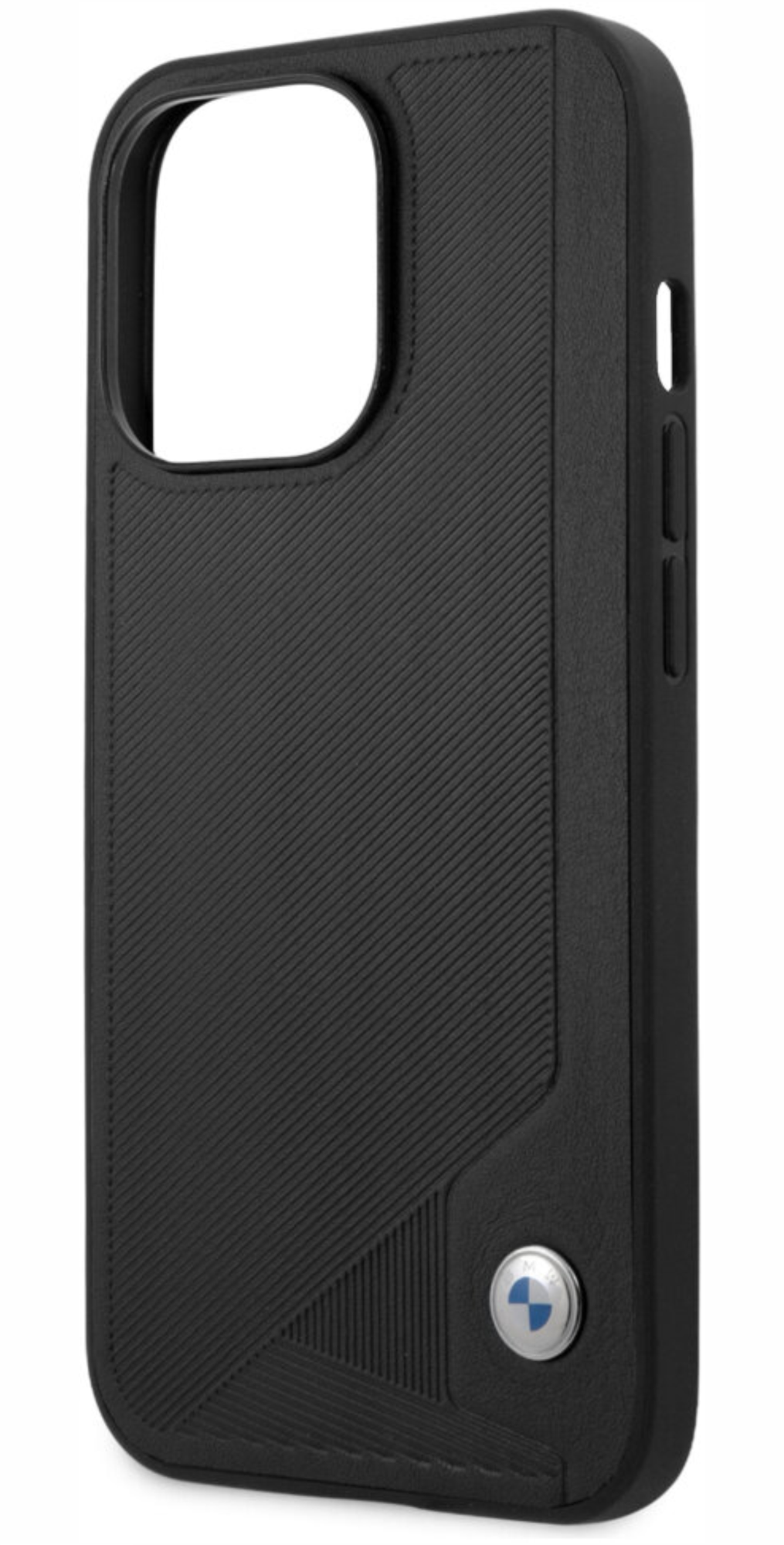 Чехол BMW Кожа для Apple iPhone 13 Pro Max, Черный