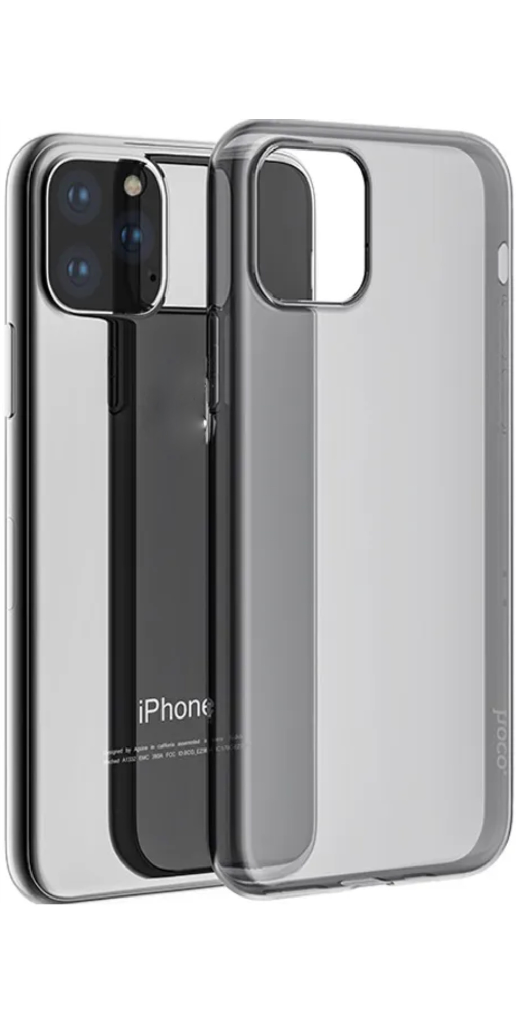 Чехол Hoco Силиконовый для Apple iPhone 11 Pro, Серый