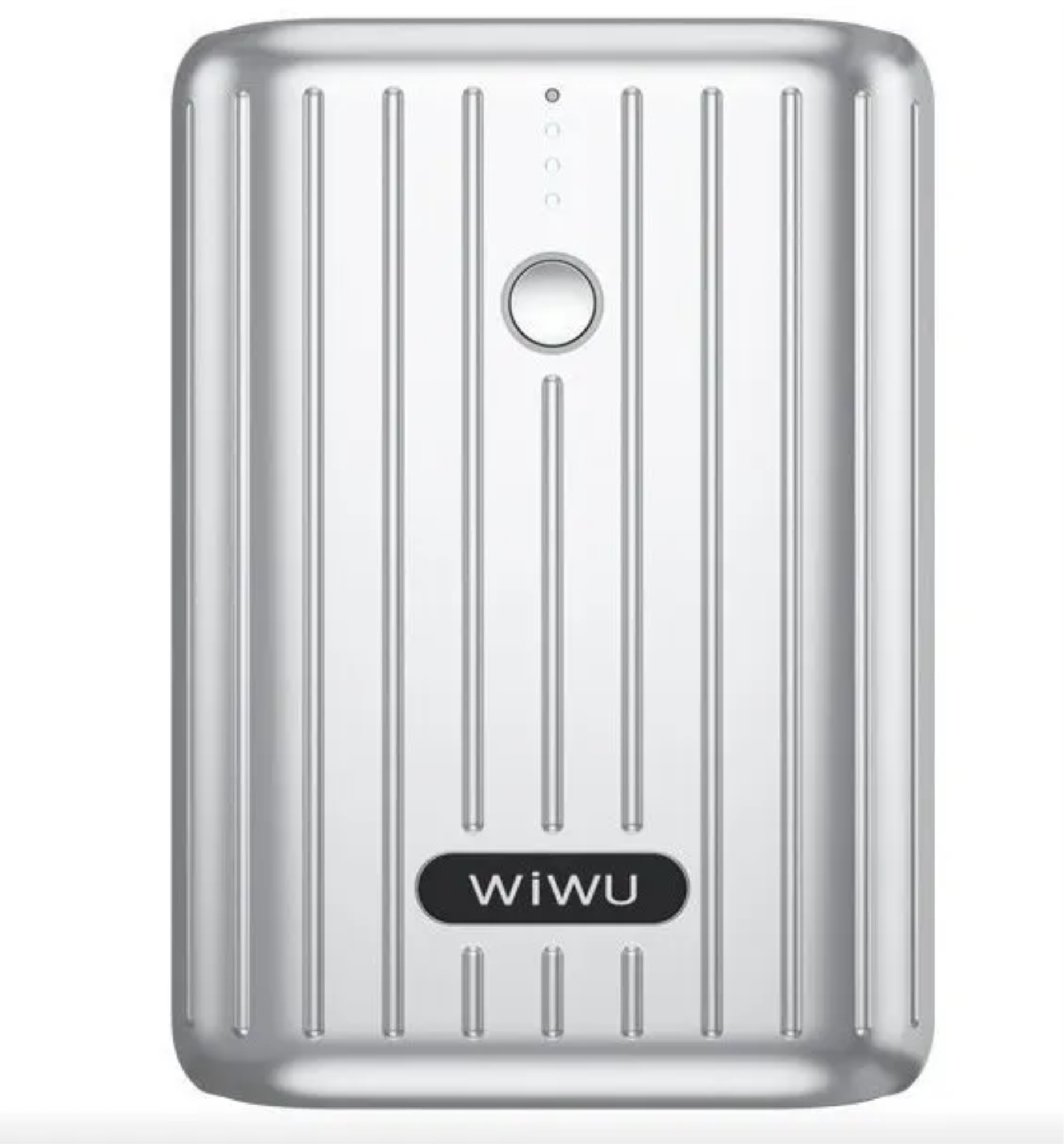 Power Bank WiWU JC-08, 10000 мА·ч, Серебристый