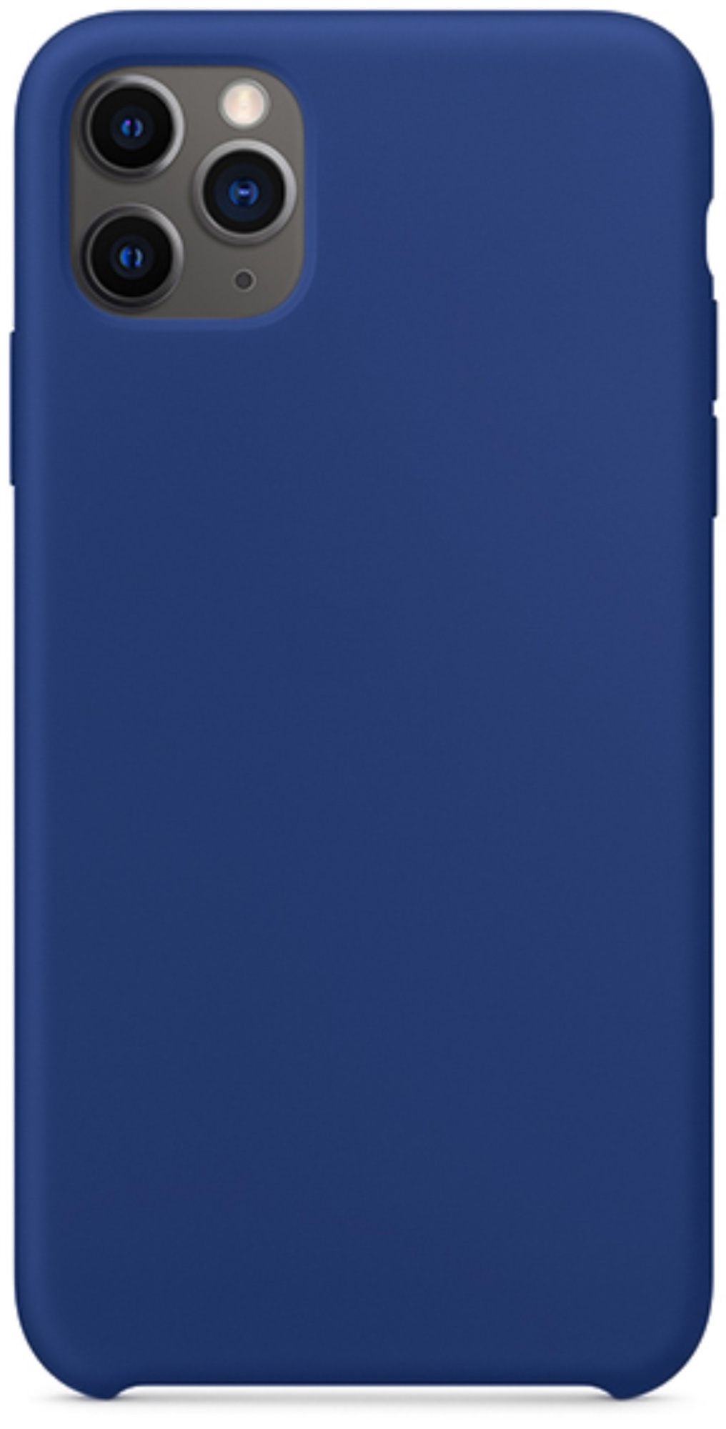 Оригинальный Силиконовый чехол для Apple iPhone 11 Pro Max, Темно-синий