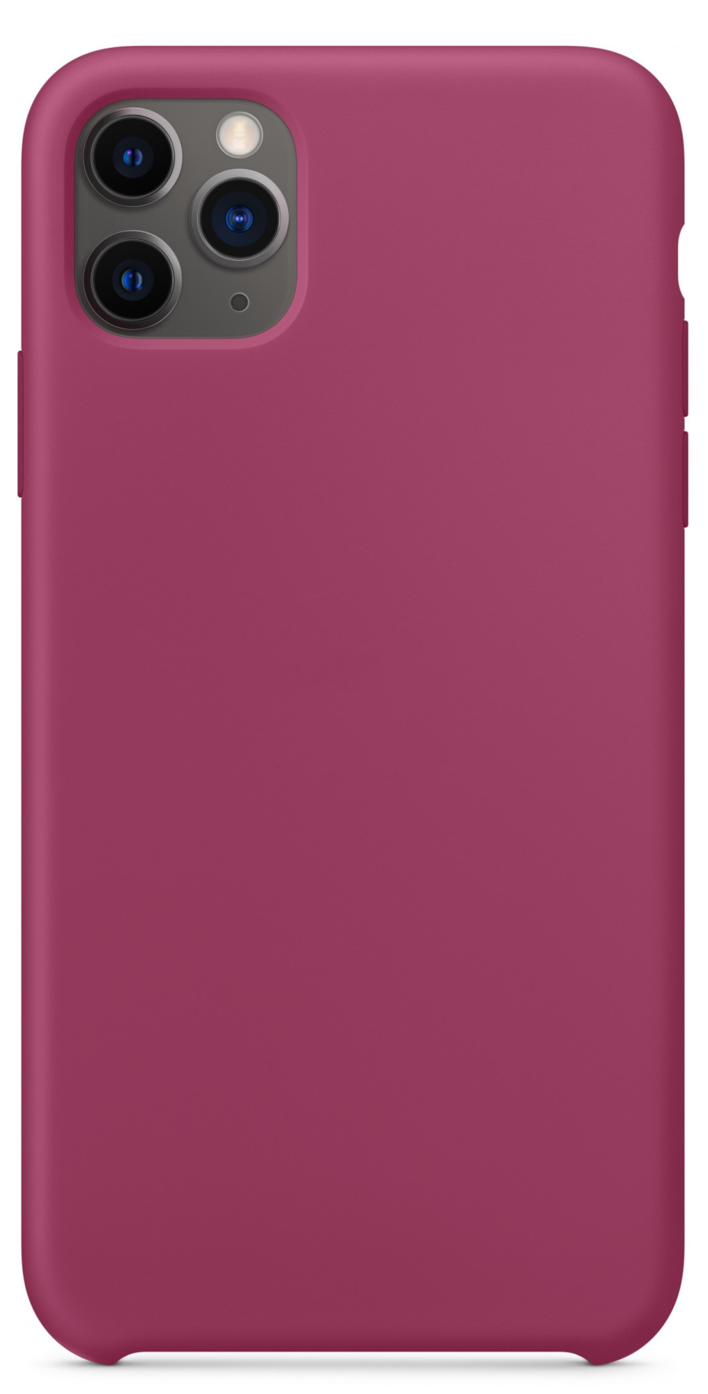 Оригинальный Силиконовый чехол для Apple iPhone 11 Pro,  Малиновый