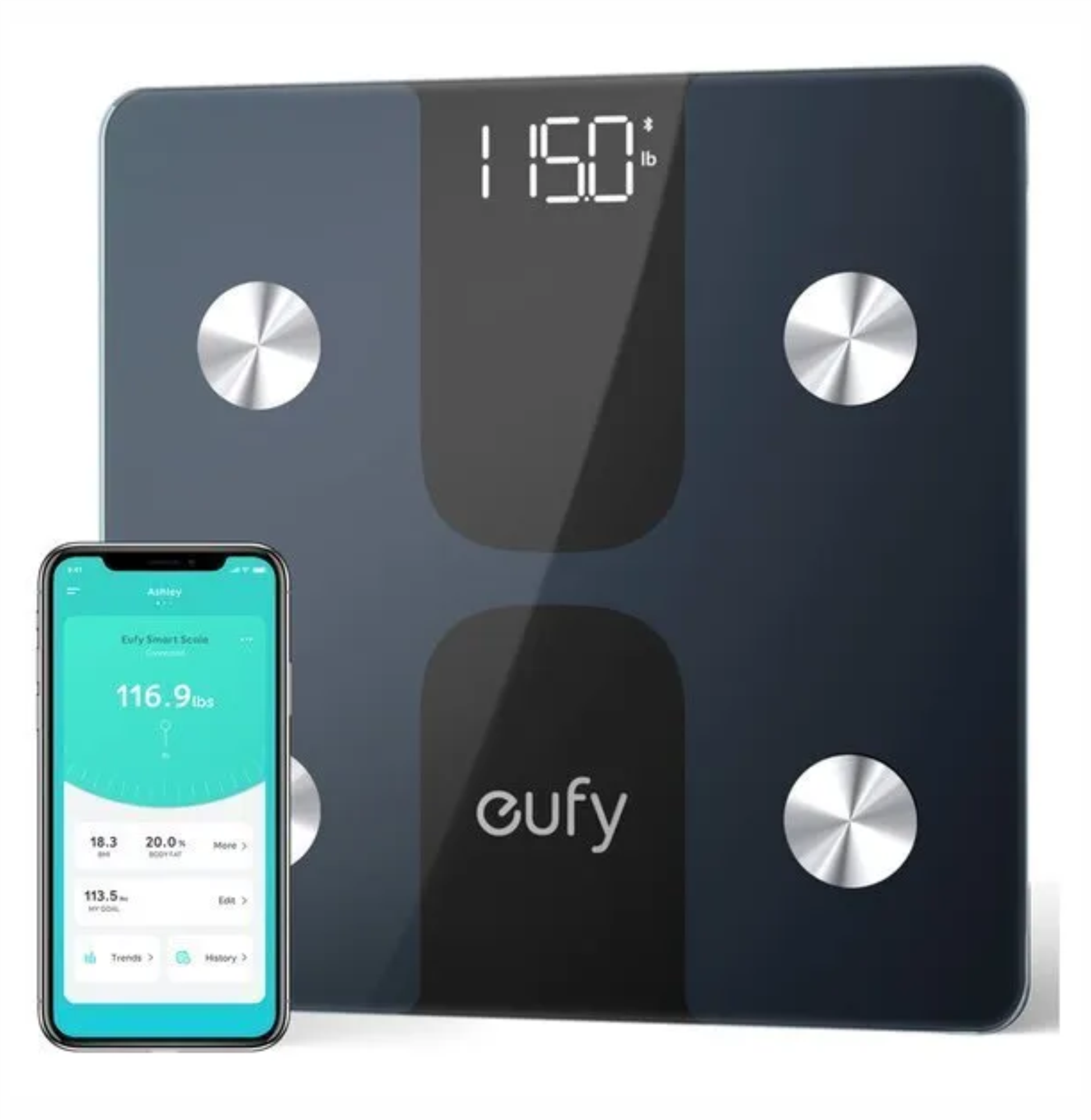 Весы Anker T9146H11 Eufy Smart Scale C1, Черный Весы Anker T9146H11 Eufy Smart Scale C1, Черный в Краснодаре