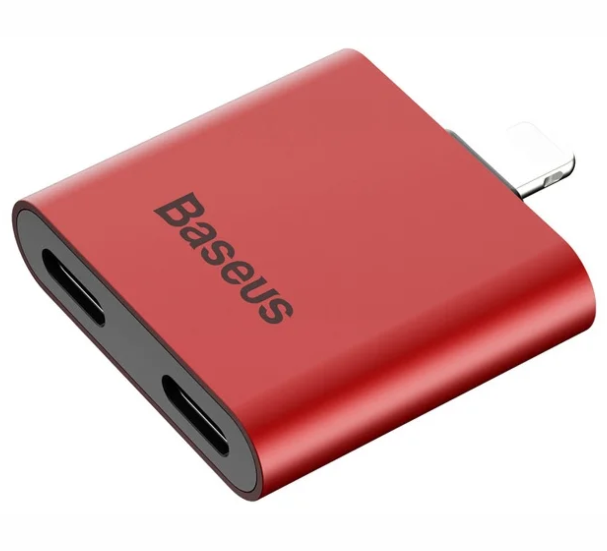 Baseus L39 Lightning to 2x Lightning, Красный