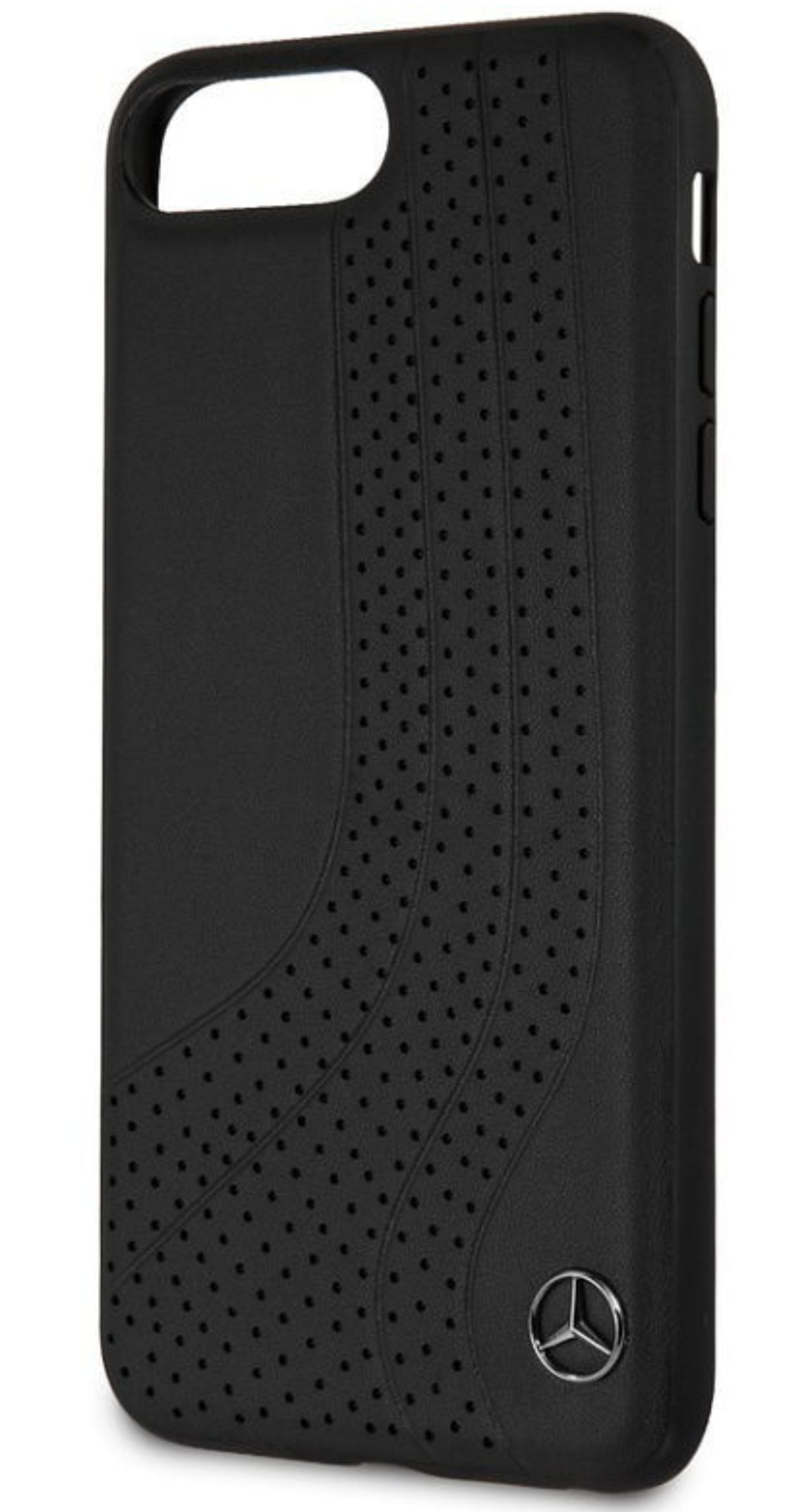 Чехол Mercedes для iPhone 7/8, Твердая Кожа, Черный