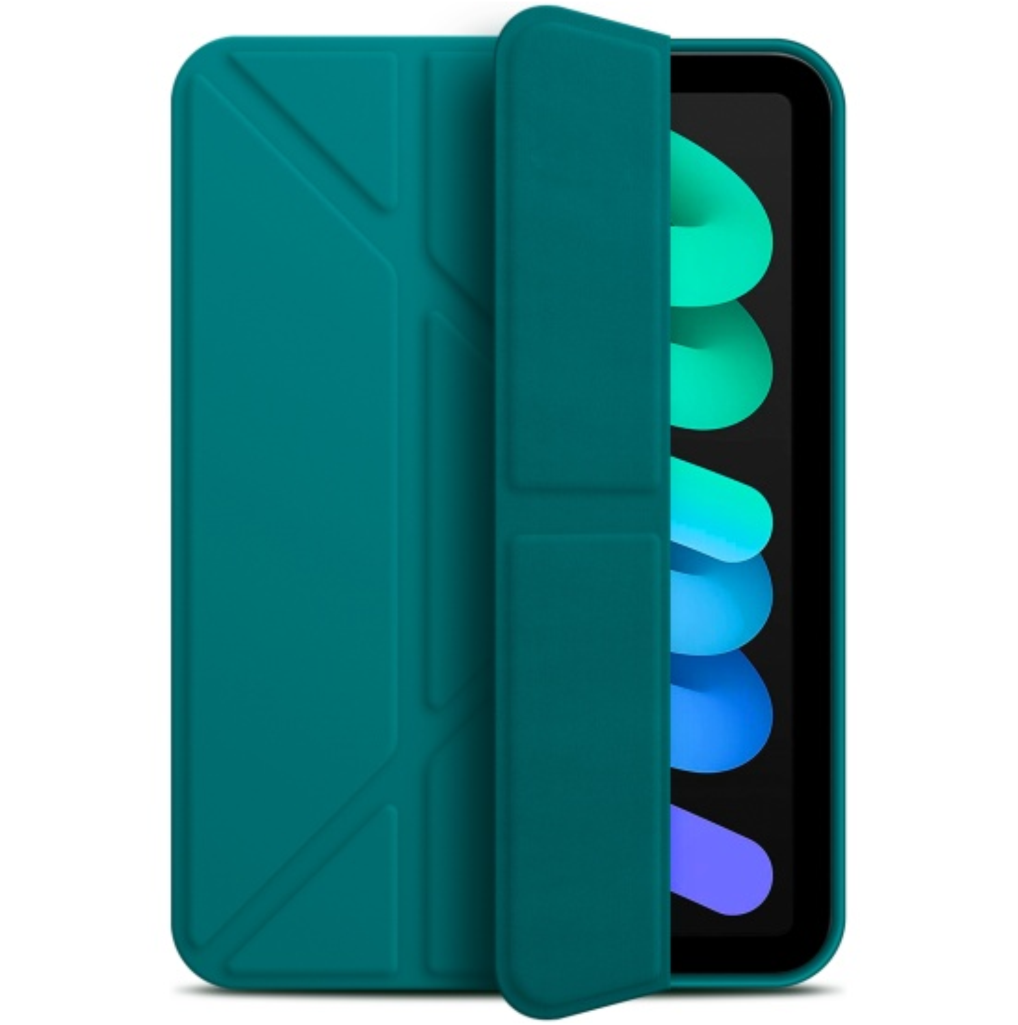 Чехол Borasco для iPad Mini (2021), Зеленый опал