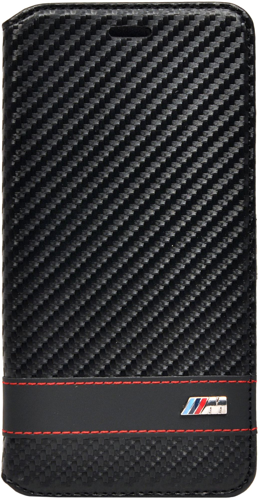 Чехол BMW для iPhone 6 Plus, Книжный тип, M-Collection Карбон Blk, BMFLBKP6LMCC