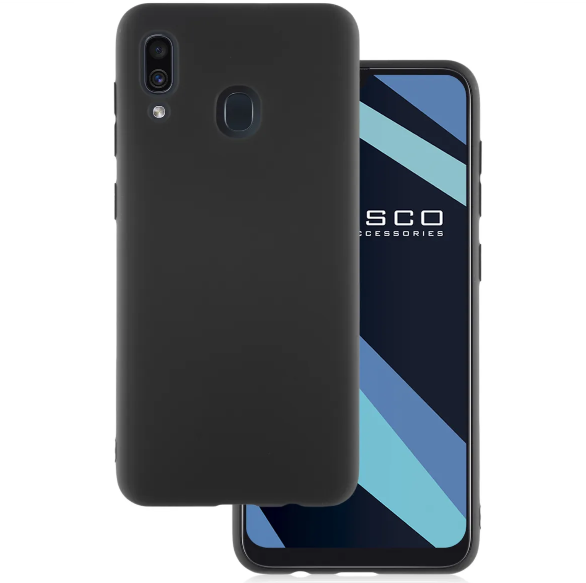 Чехол Силиконовый для Samsung A30, Черный