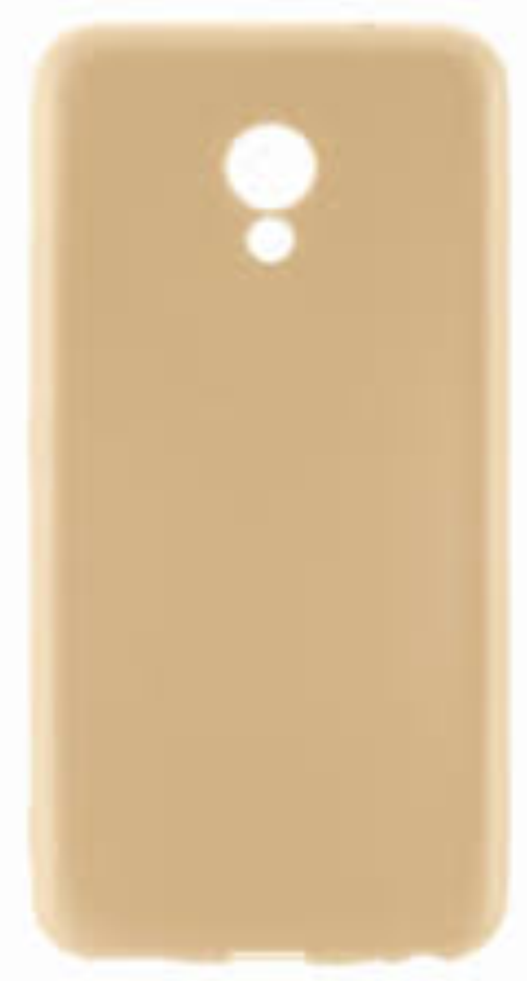 Чехол Силиконовый для Meizu MX6, Золотой, Матовый