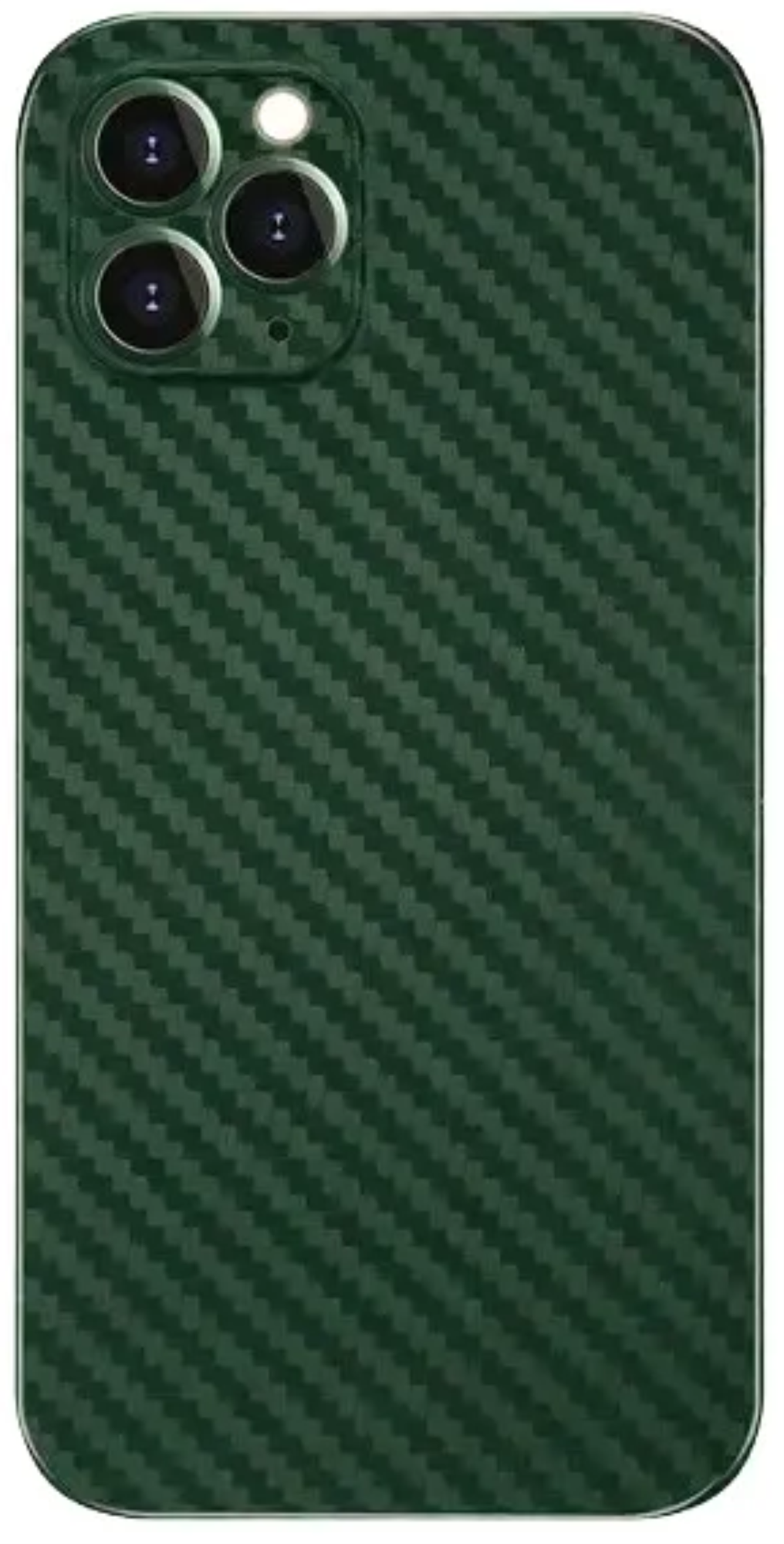 Чехол K-DOO Air Карбон для iPhone 12 Pro Max, Зеленый