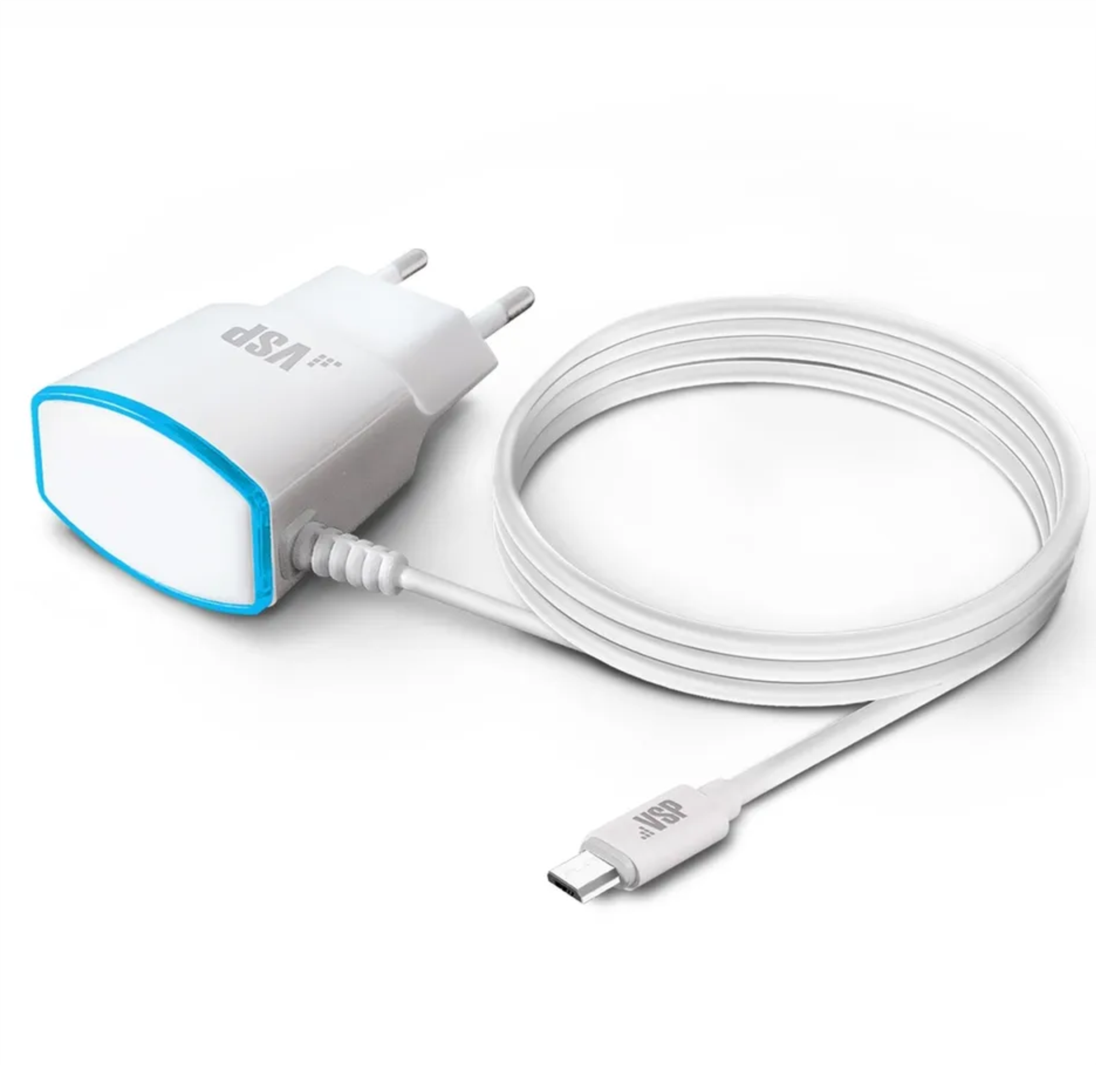 Borasco 1A, micro USB, Белый