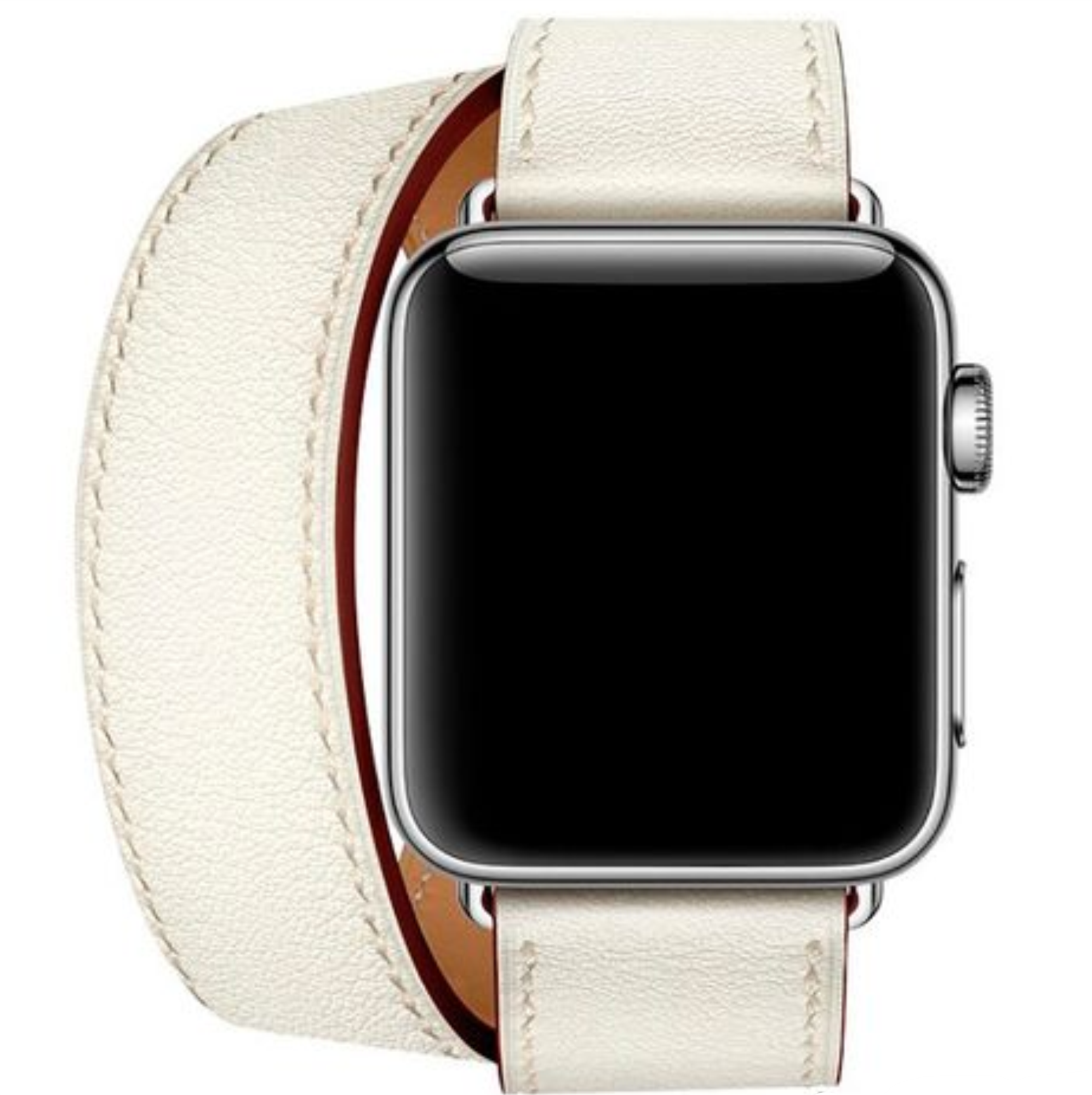 Ремешок Double Tour Band 316L Stainless Steel Buckle для Apple Watch 38/40/41мм, Белый
