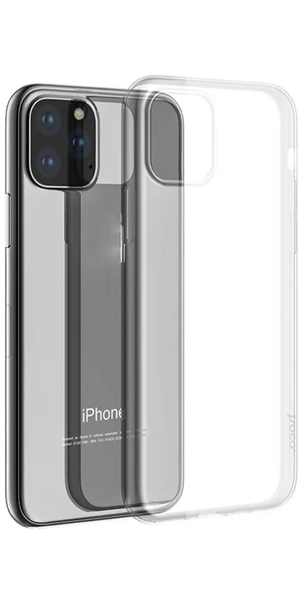 Чехол Hoco Силиконовый для Apple iPhone 11 Pro, Прозрачный