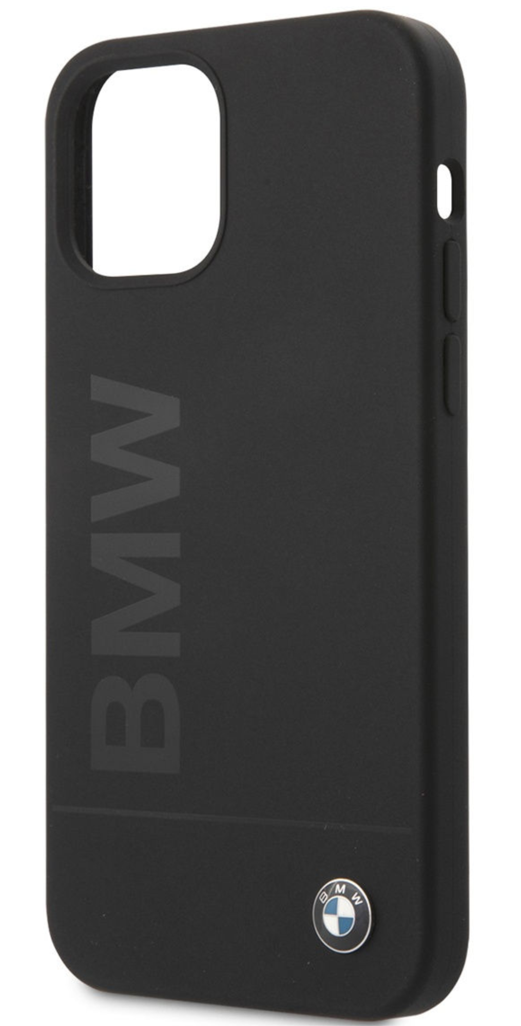 Чехол BMW Силикон с логотипом для Apple iPhone 12 Pro Max, Черный