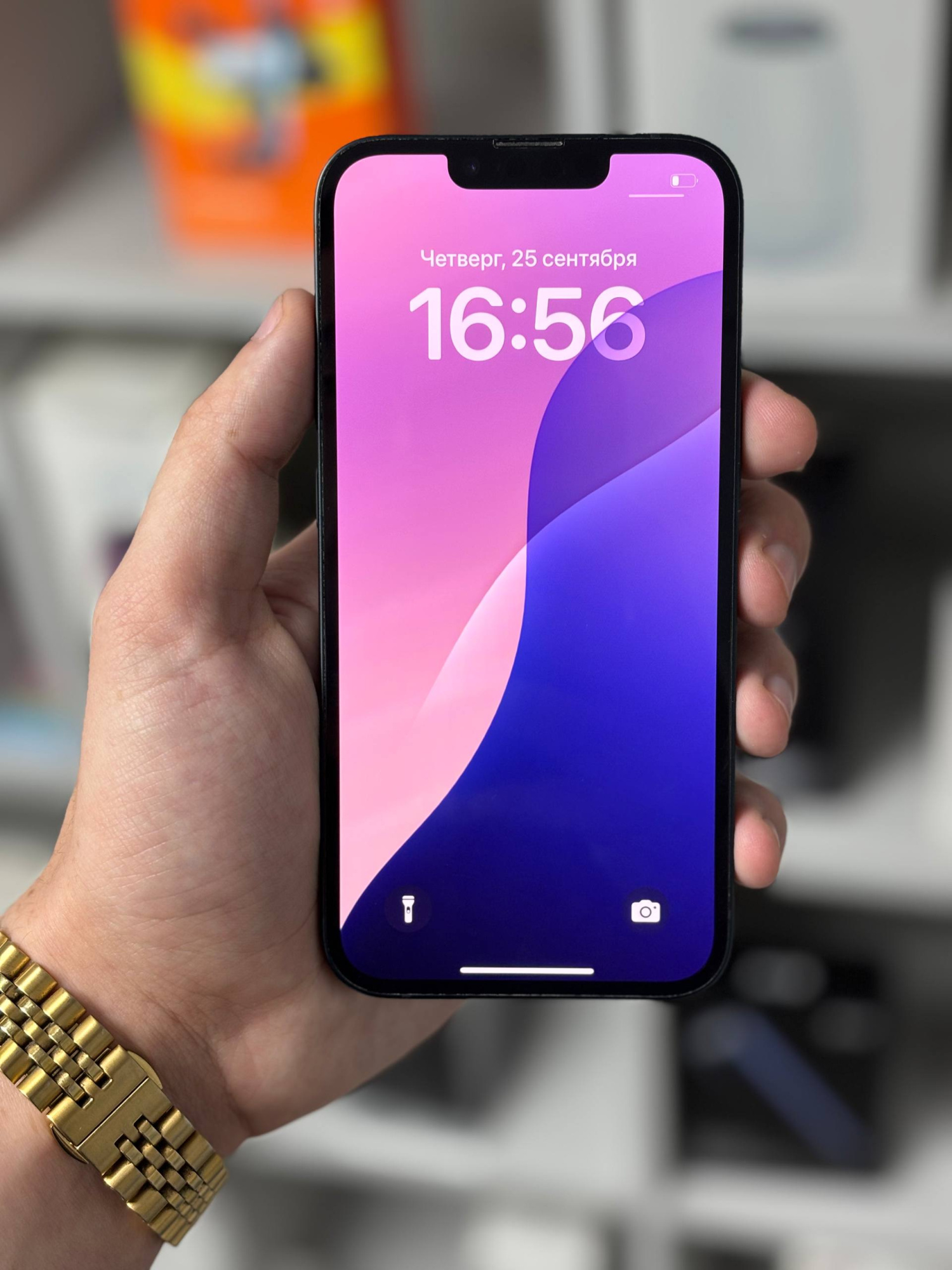 iPhone 14 128Гб, (eSIM / 85%), Черный - Б/У . . + +