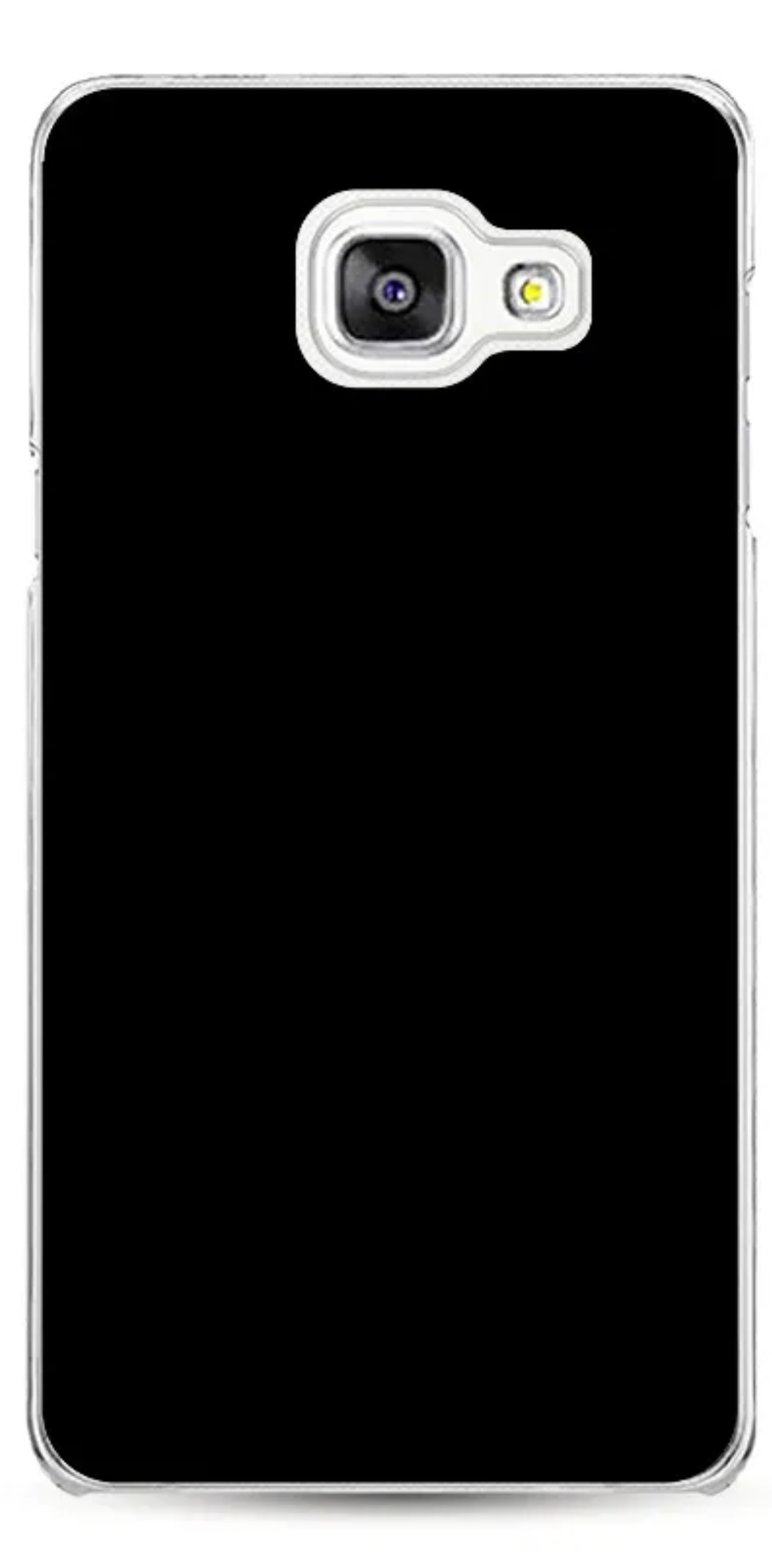 Чехол Силиконовый для Samsung A3 2016, Черный матовый