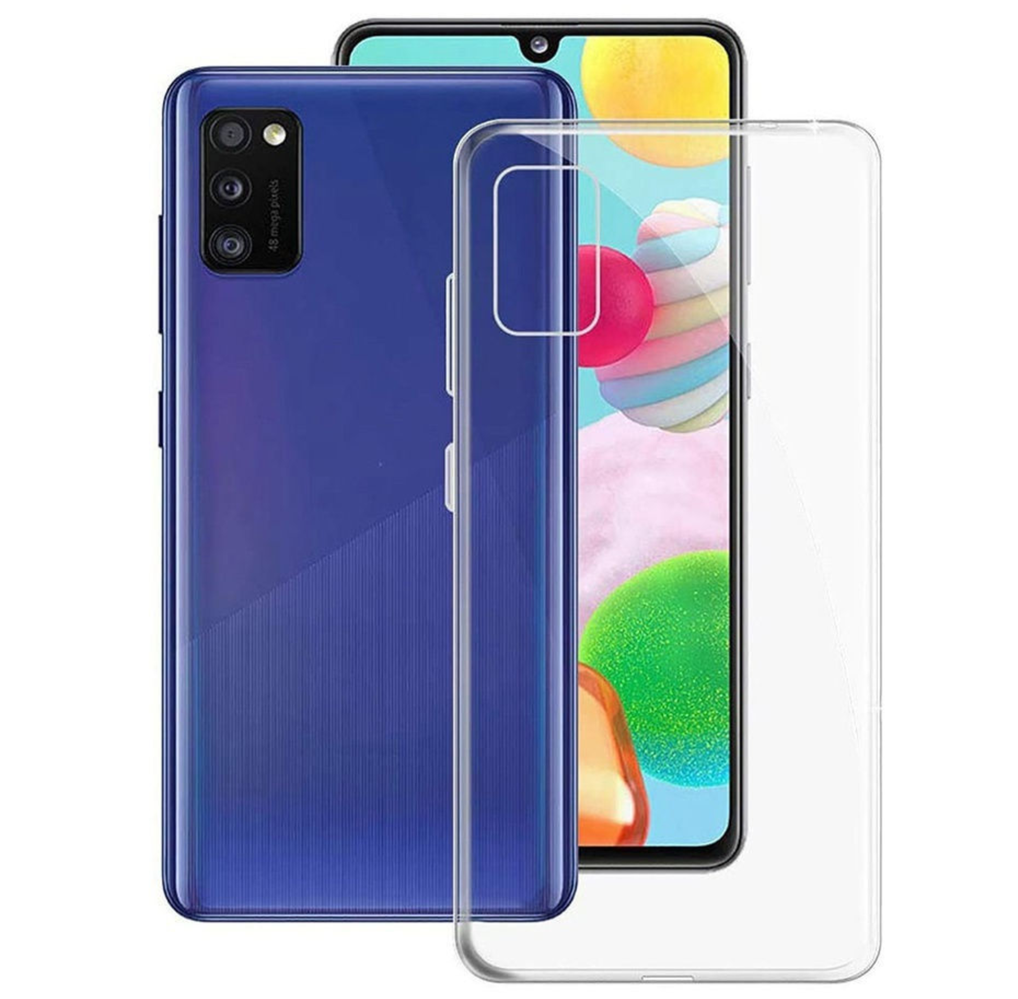 Чехол для Samsung Galaxy A41, Прозрачный