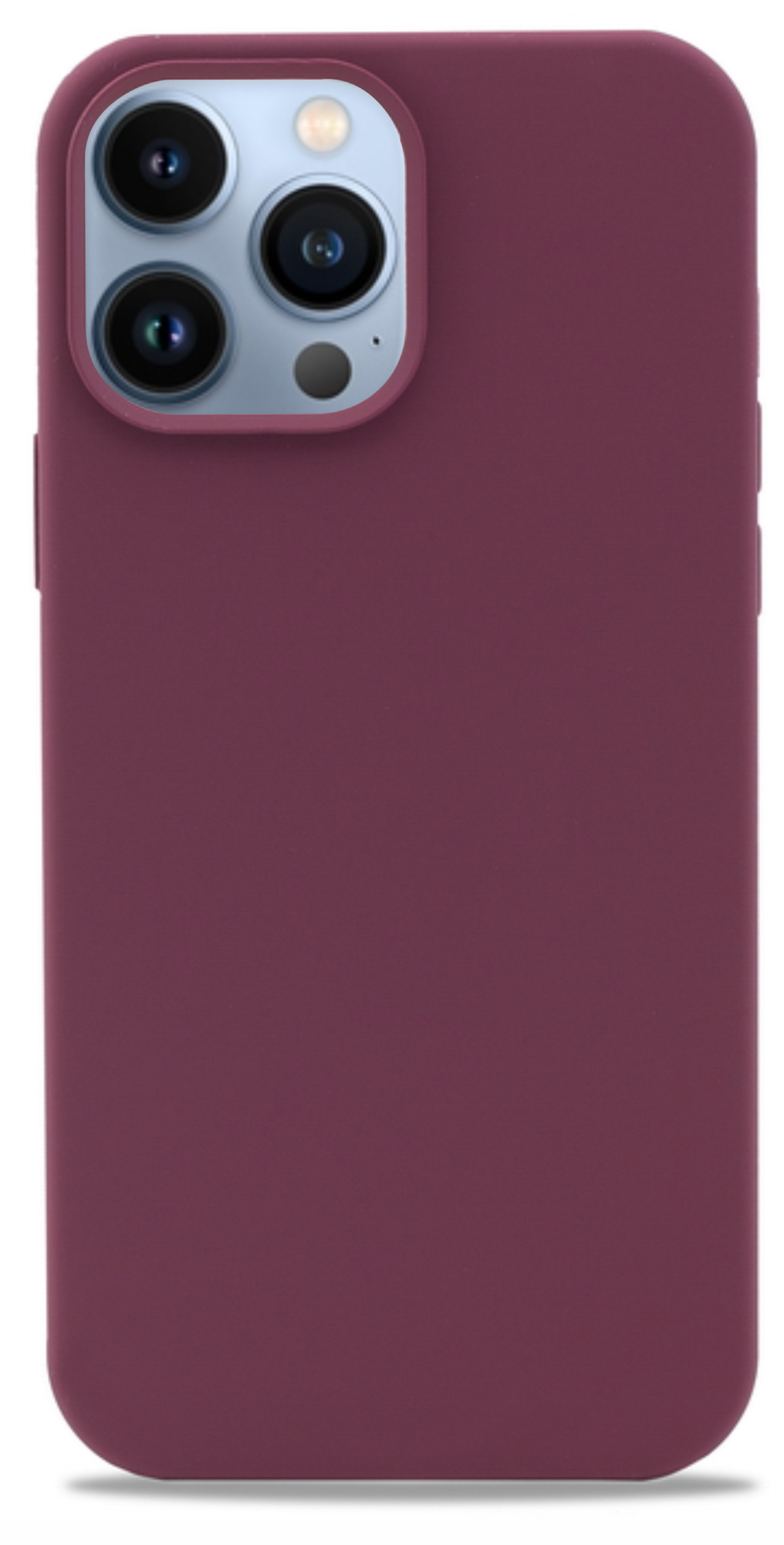 Оригинальный Силиконовый чехол для iPhone 13 Pro, Вишневый