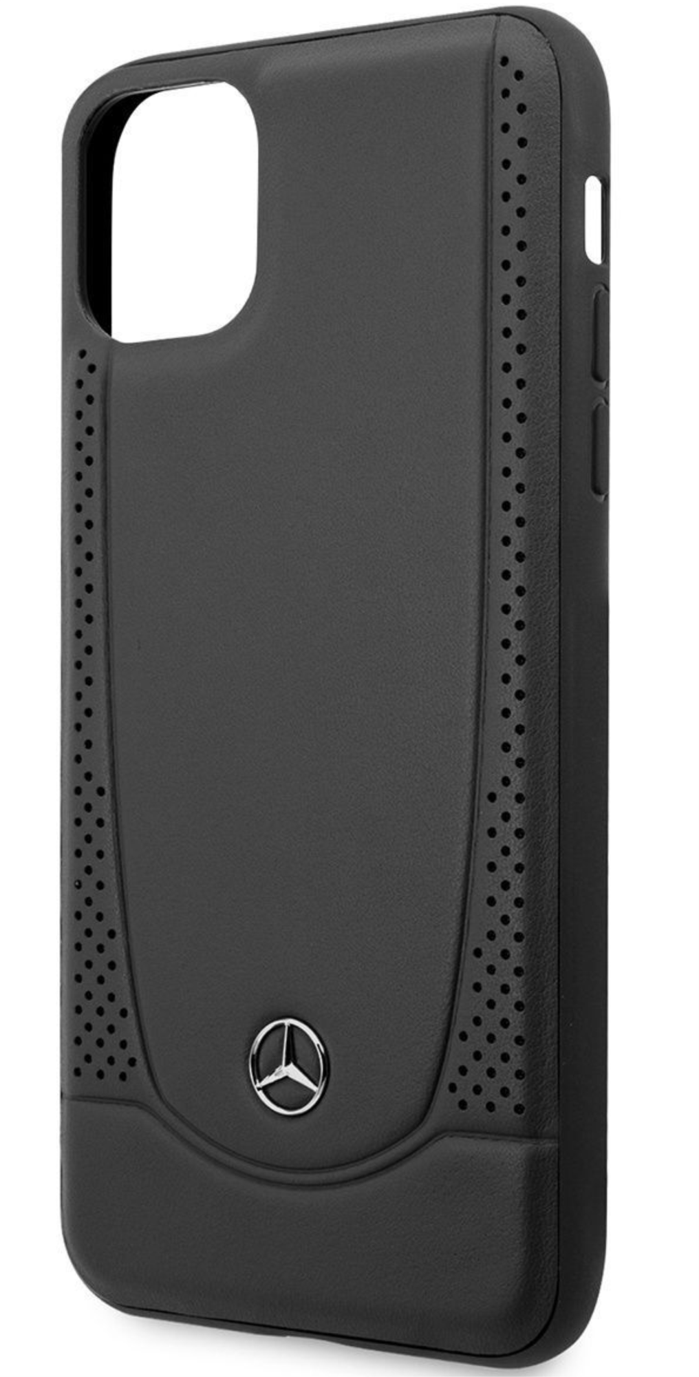 Чехол Mercedes Urban Гладкий/перфорированный для Apple iPhone 11 Pro, Черный