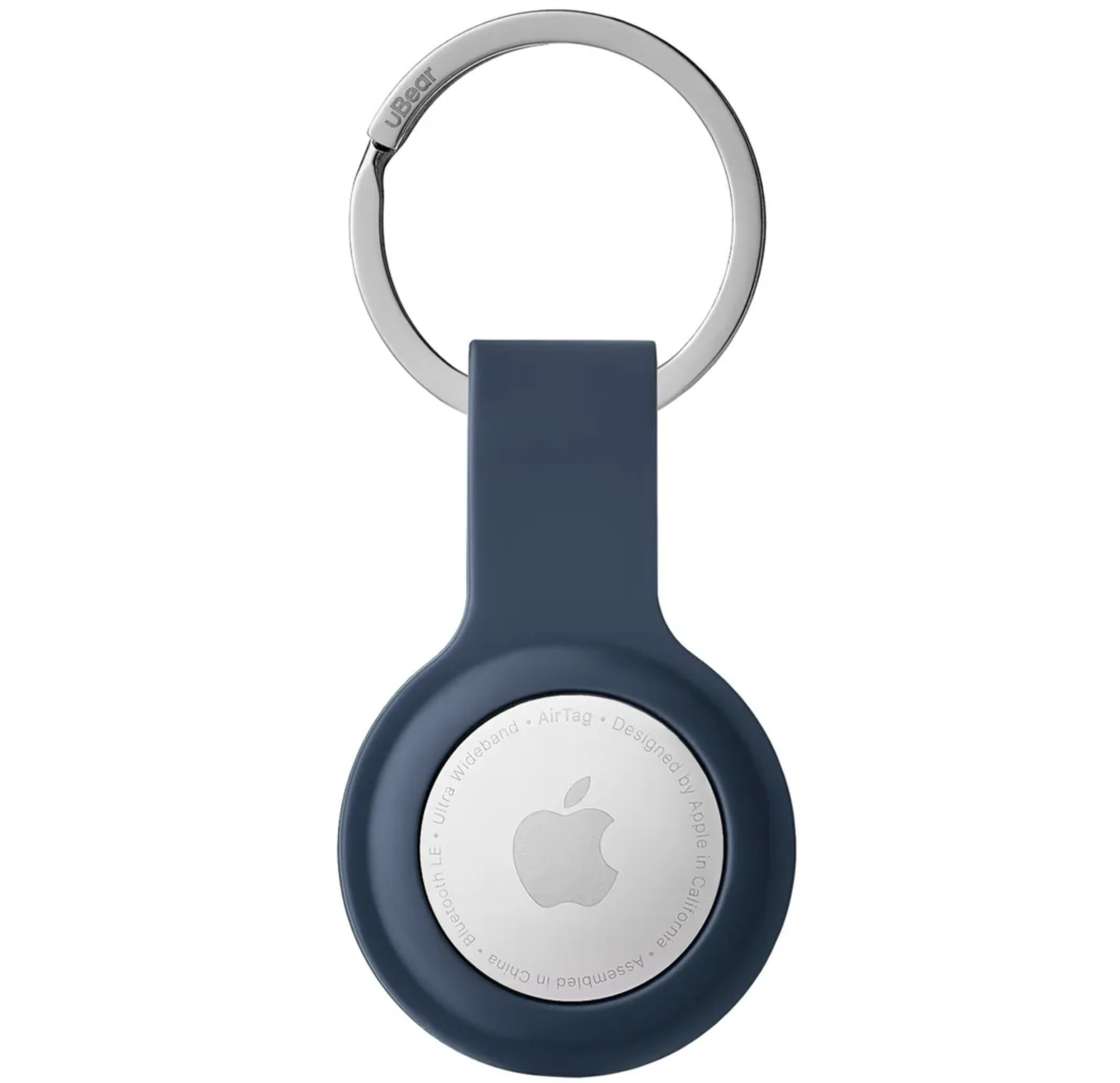 Брелок Ubear Touch Ring для AirTag с кольцом, Темно-синий в Краснодаре