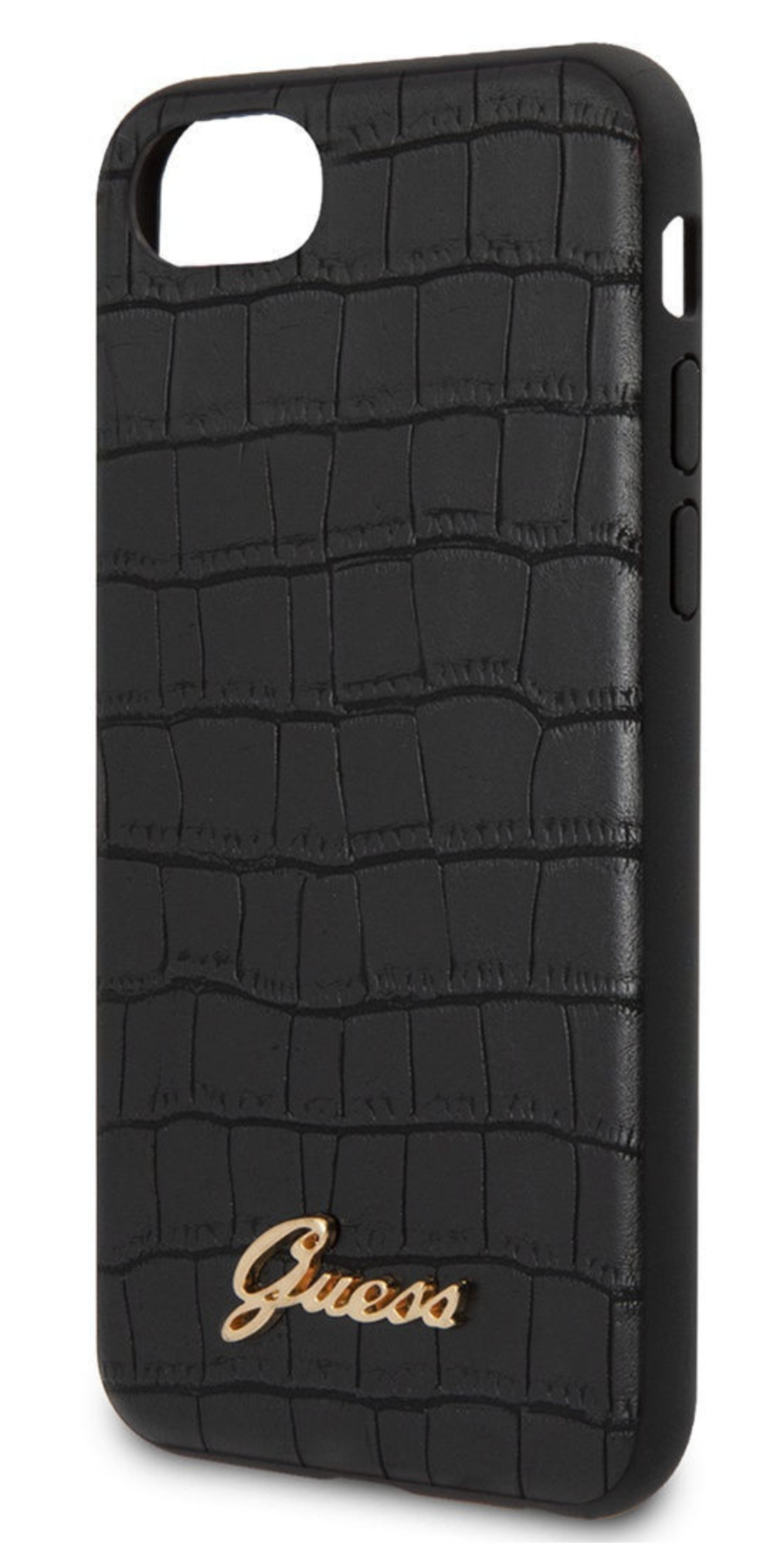 Чехол Guess для iPhone 7/8, Твердый полиуретан Croco, Черный Чехол Guess для iPhone 7/8, Твердый полиуретан Croco, Черный