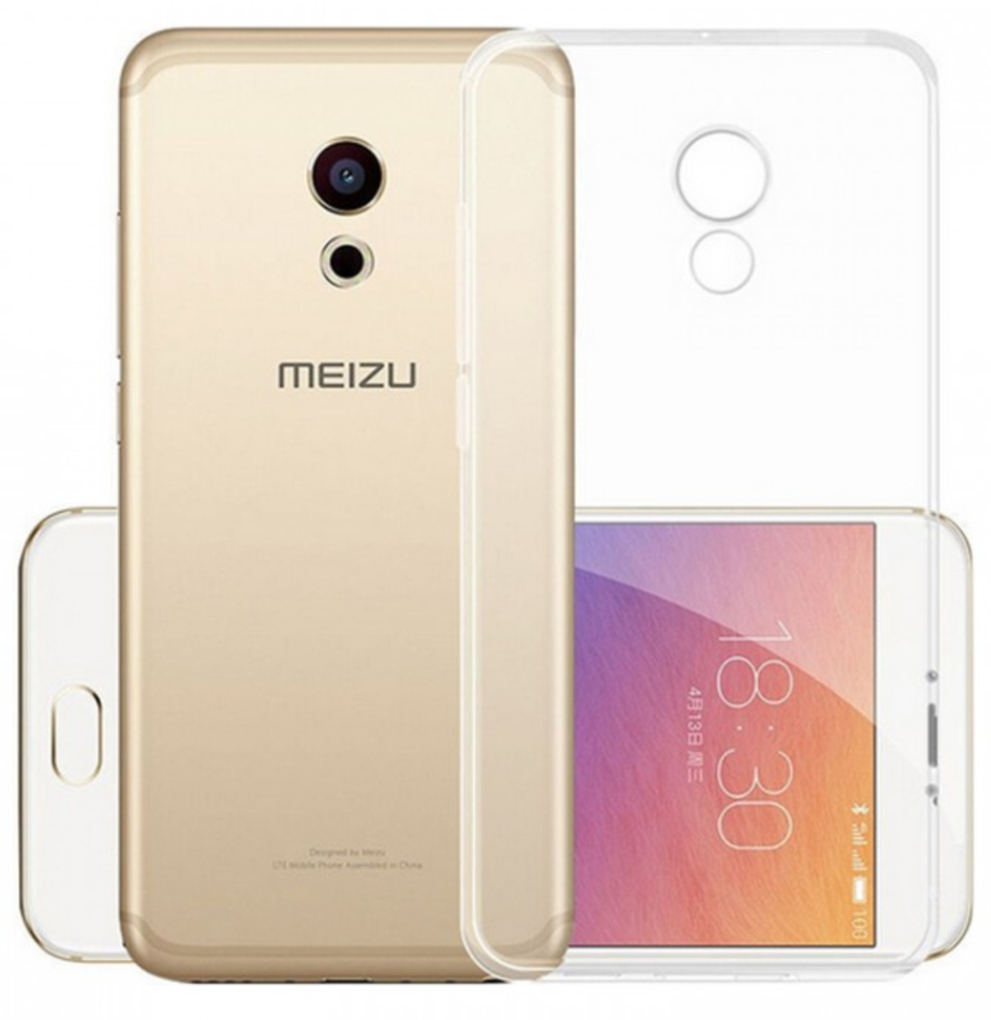 Чехол Силиконовый для Meizu Pro 6, Прозрачный