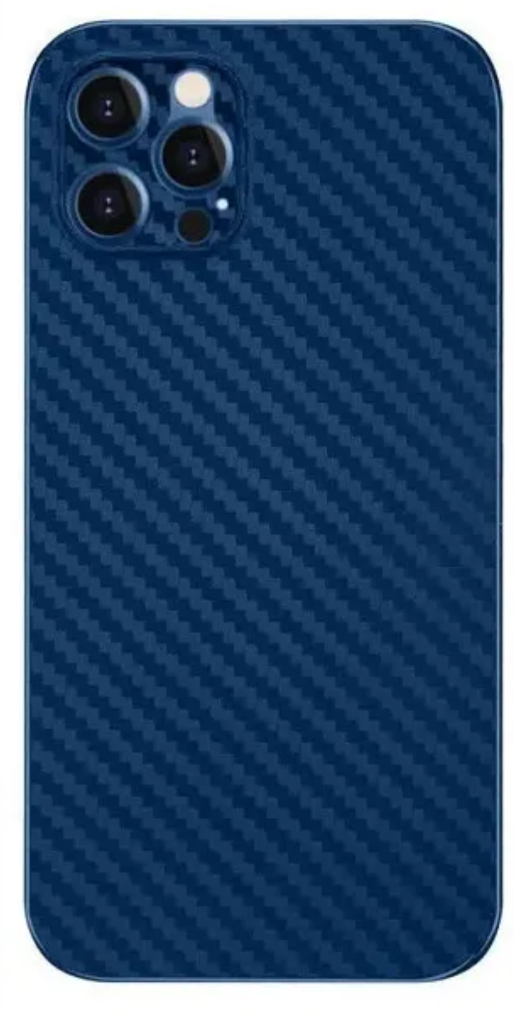 Чехол K-DOO Air Карбон для iPhone 15 Pro, Синий