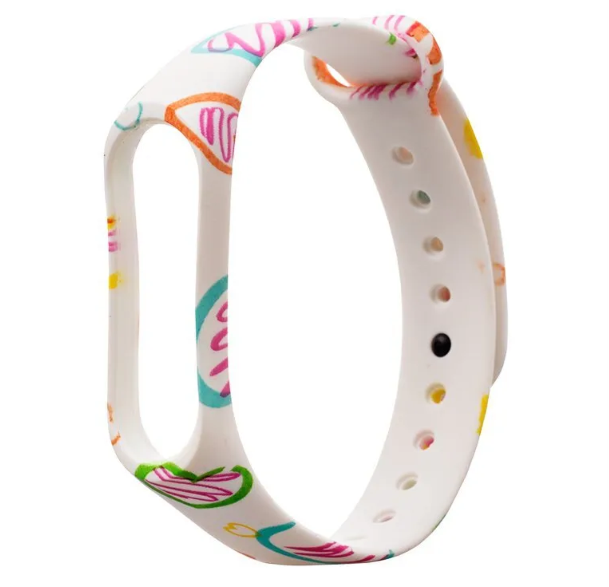 Силиконовый ремешок для Mi Band 3/4/5/6 с рисунком