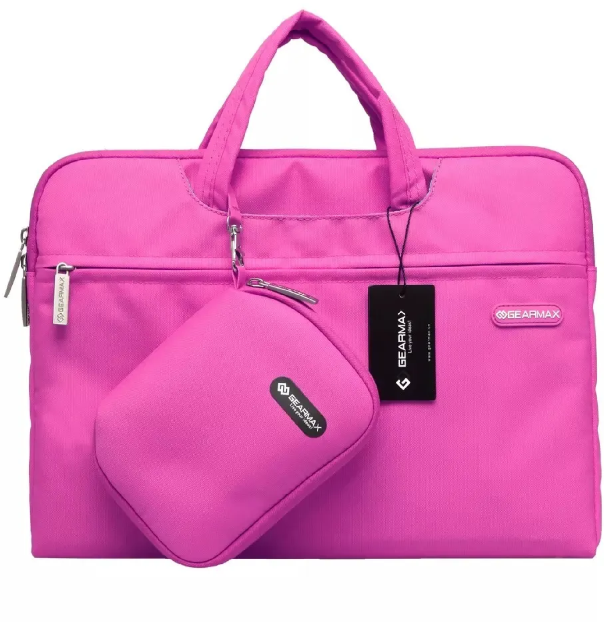 Сумка WiWu Campus Slim для MacBook 13, Ярко-розовая