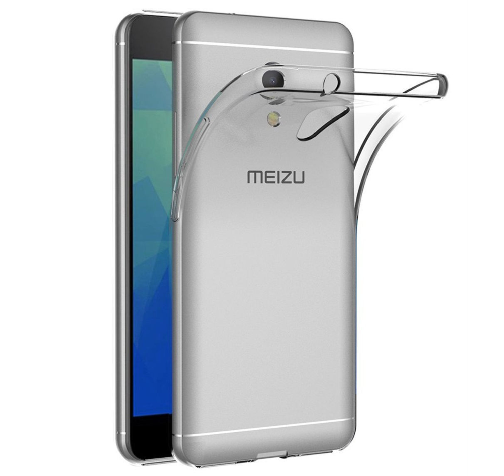 Силиконовый чехол для Meizu M5s, Прозрачный