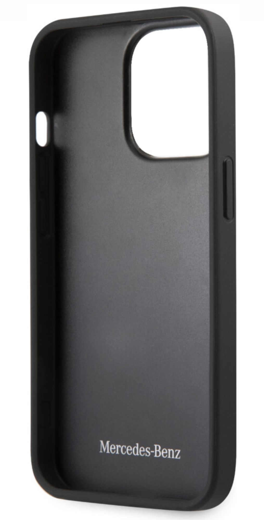 Чехол Mercedes для iPhone 13 Pro Max, Звезды из натуральной кожи, Красный