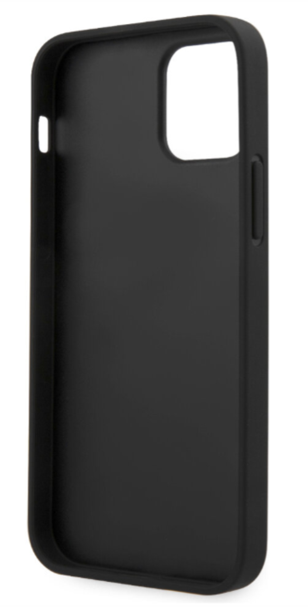 Чехол Guess для iPhone 12 mini, PU Металлический логотип в виде треугольника из сафьяна, Золото