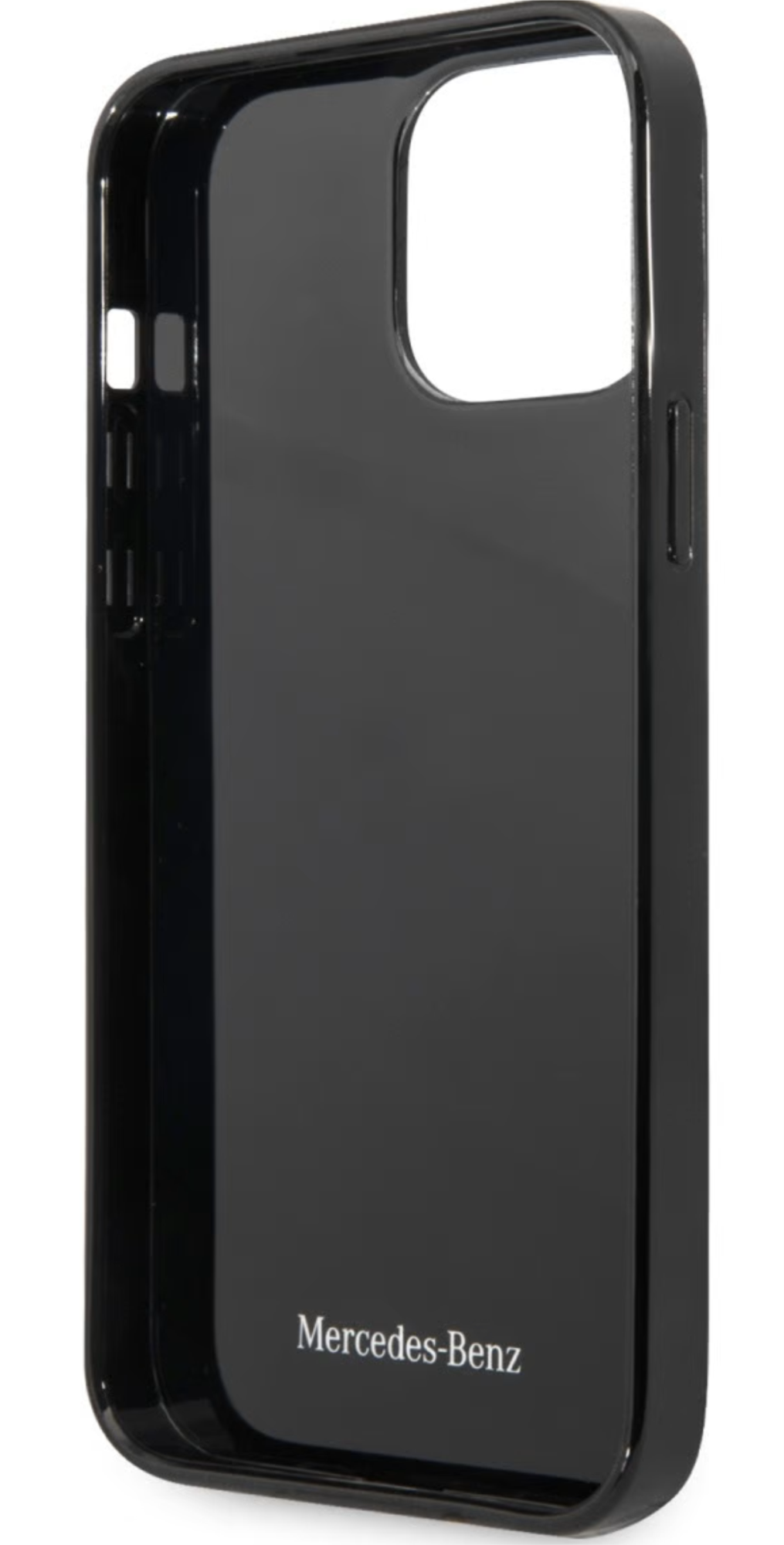 Чехол Mercedes для iPhone 13 Pro Max PC/TPU, Серебряные звезды Hard, Черный