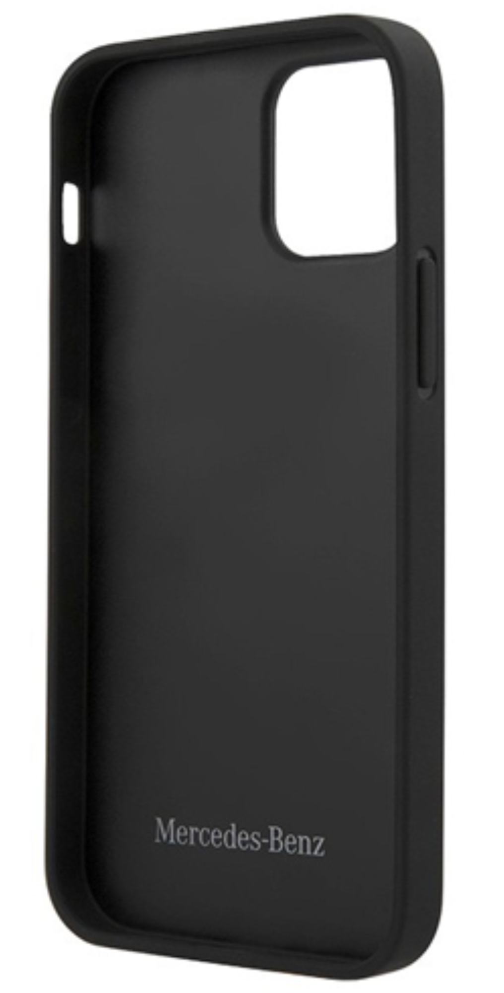 Чехол Mercedes для iPhone 12 mini, Натуральная кожа стеганая/перфорированная Hard, Черный