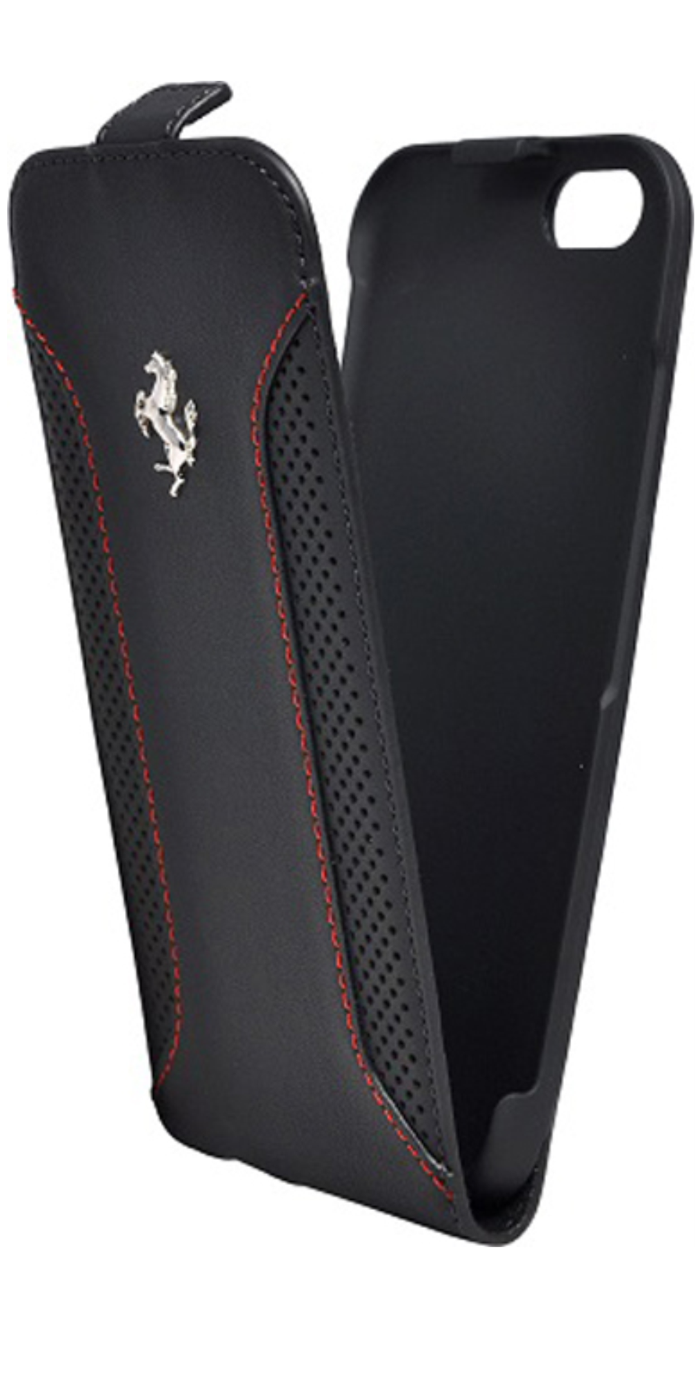 Чехол Ferrari для iPhone 6 Plus, F12 Flip, Черный