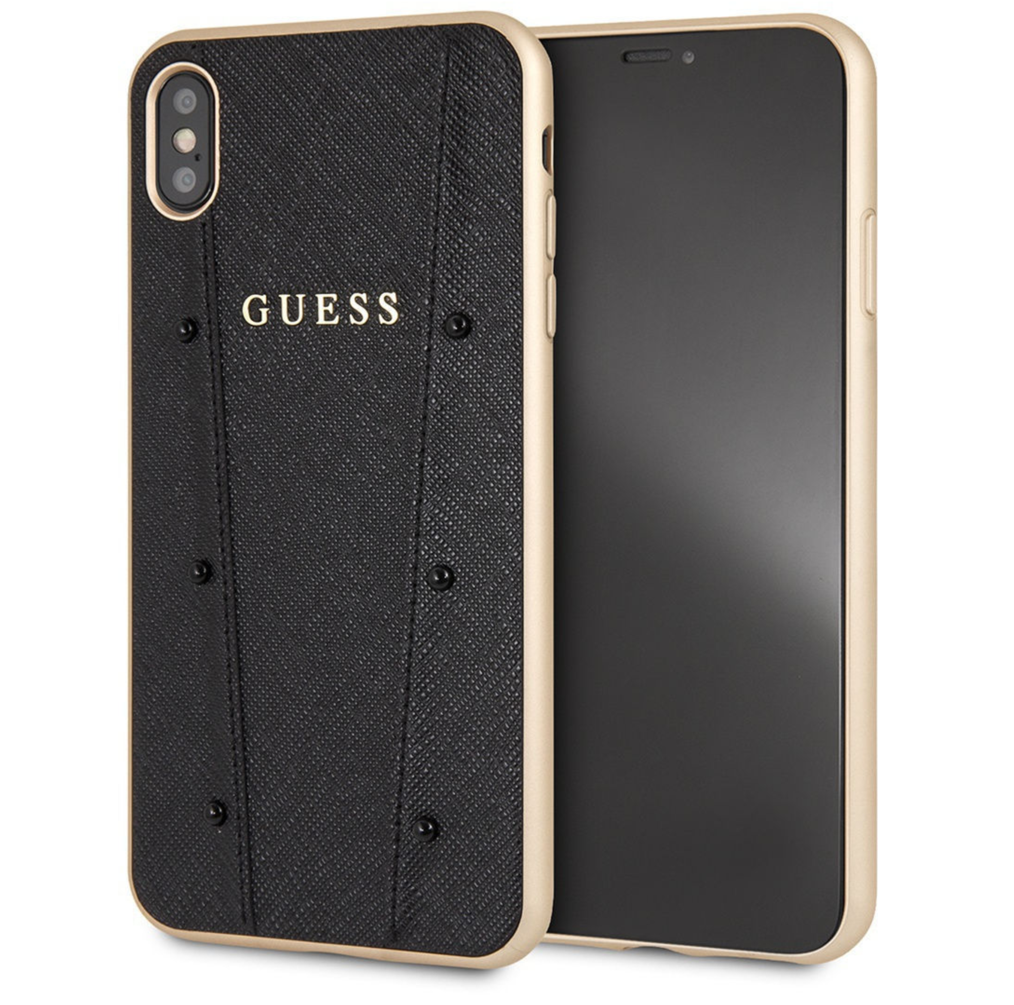 Чехол Guess для iPhone XS Max, Коллекция КАЙИ, Черный