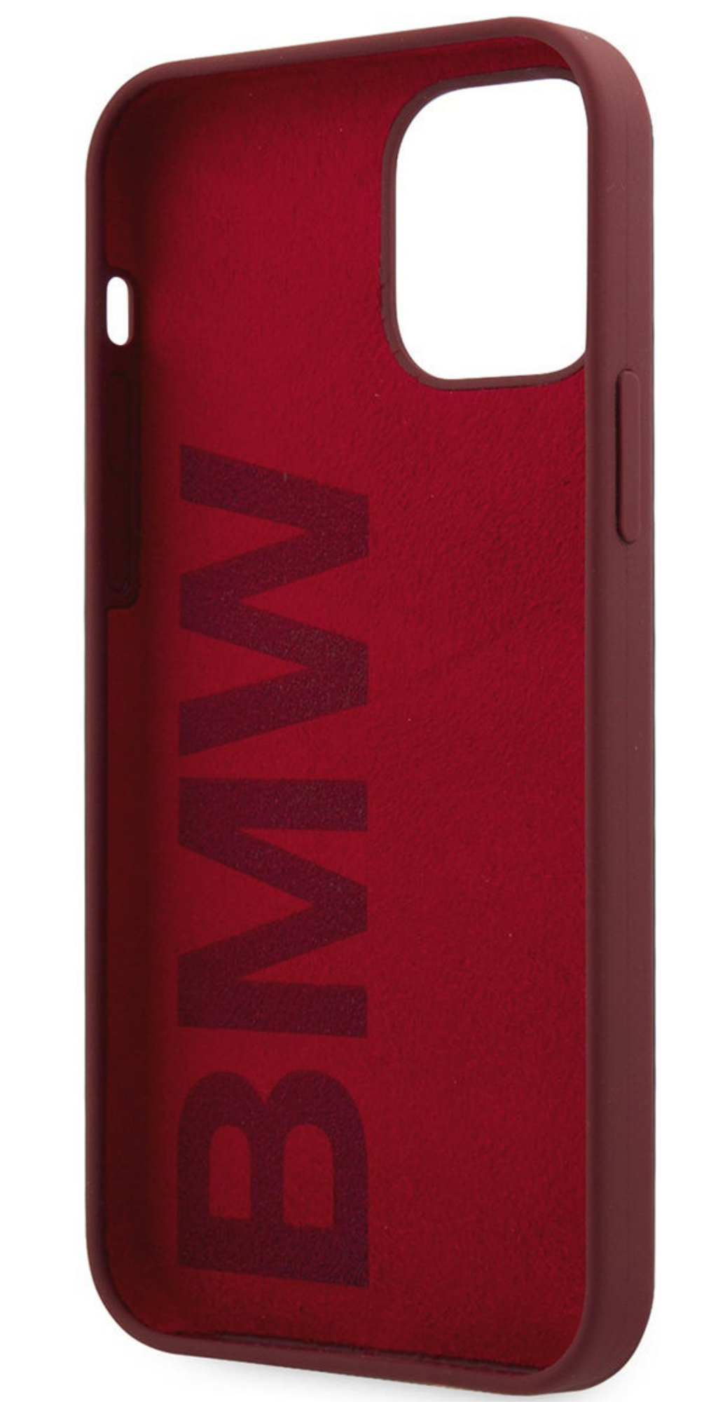 Чехол BMW Силикон с логотипом Laser для Apple iPhone 12/12 Pro, Красный