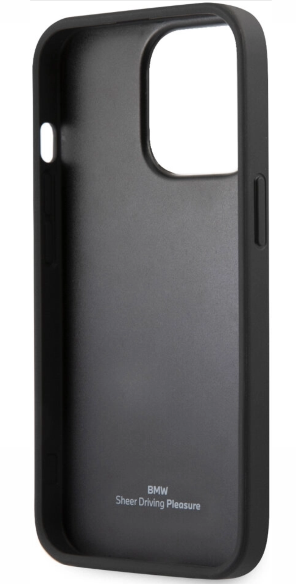 Чехол BMW для iPhone 13 Pro, Фирменная отделка из натуральной кожи Hard, Синий