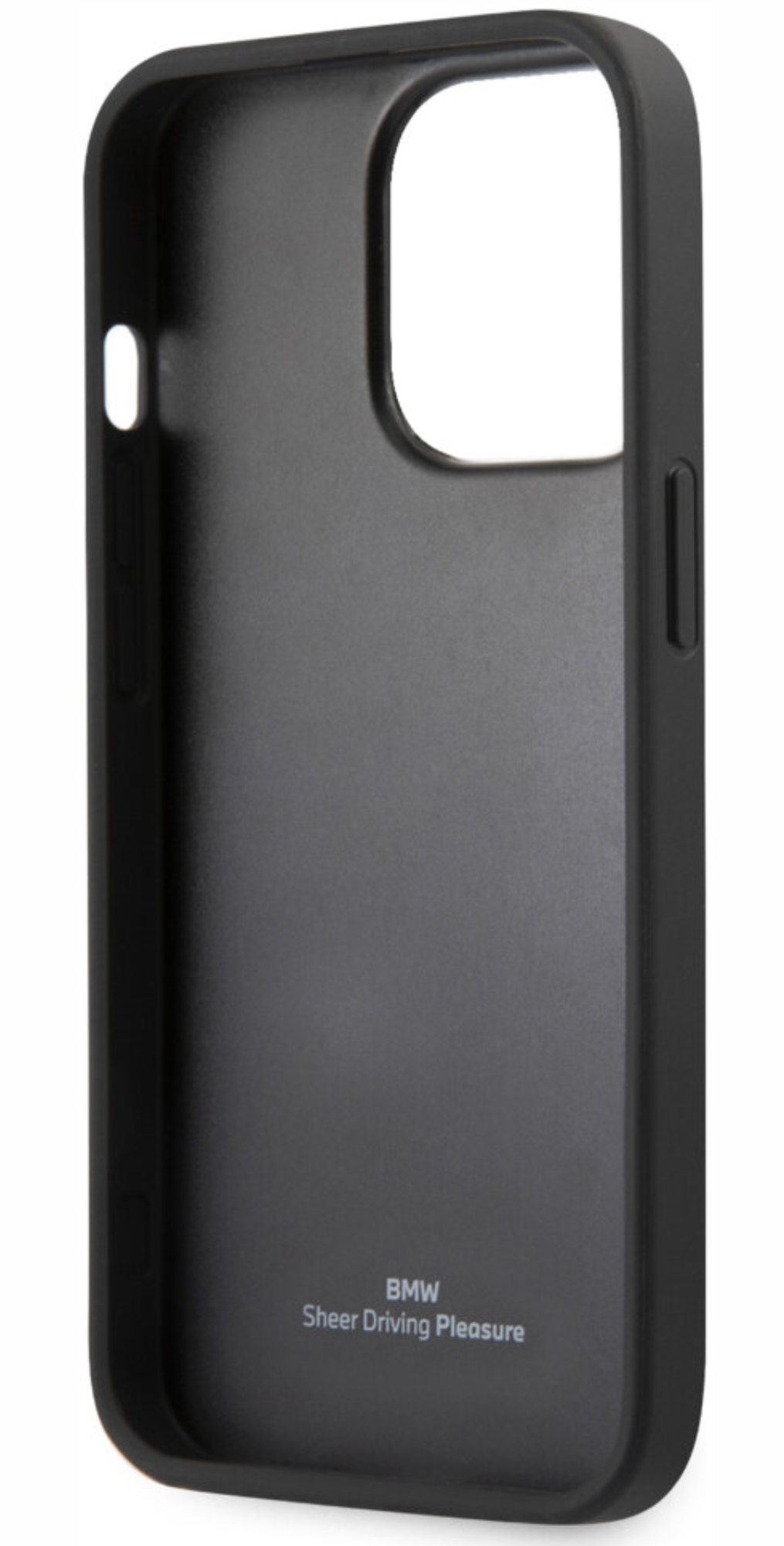 Чехол BMW Кожа для Apple iPhone 13 Pro Max, Черный