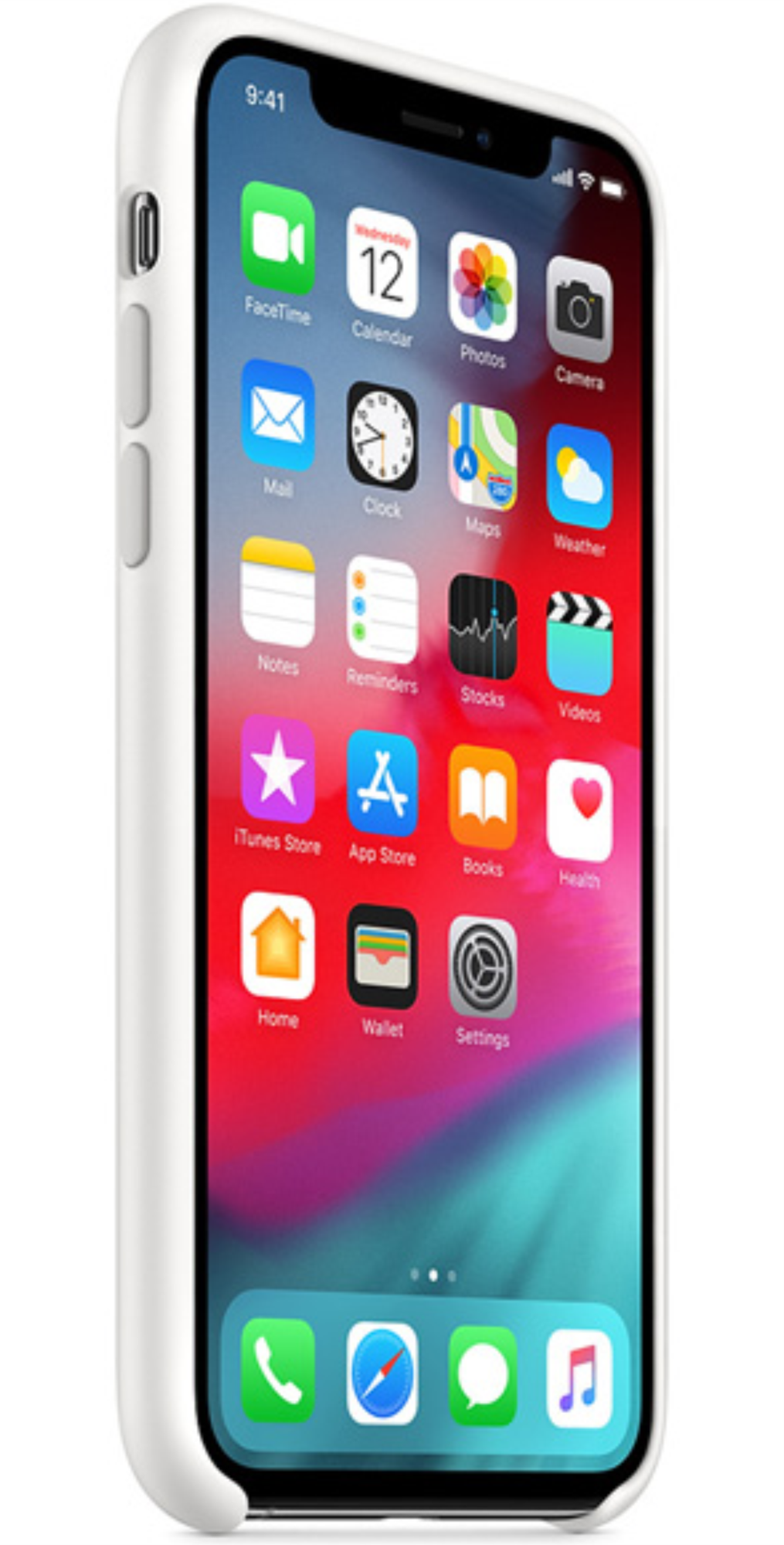 Чехол Apple Силиконовый для Apple iPhone XS Max, Белый