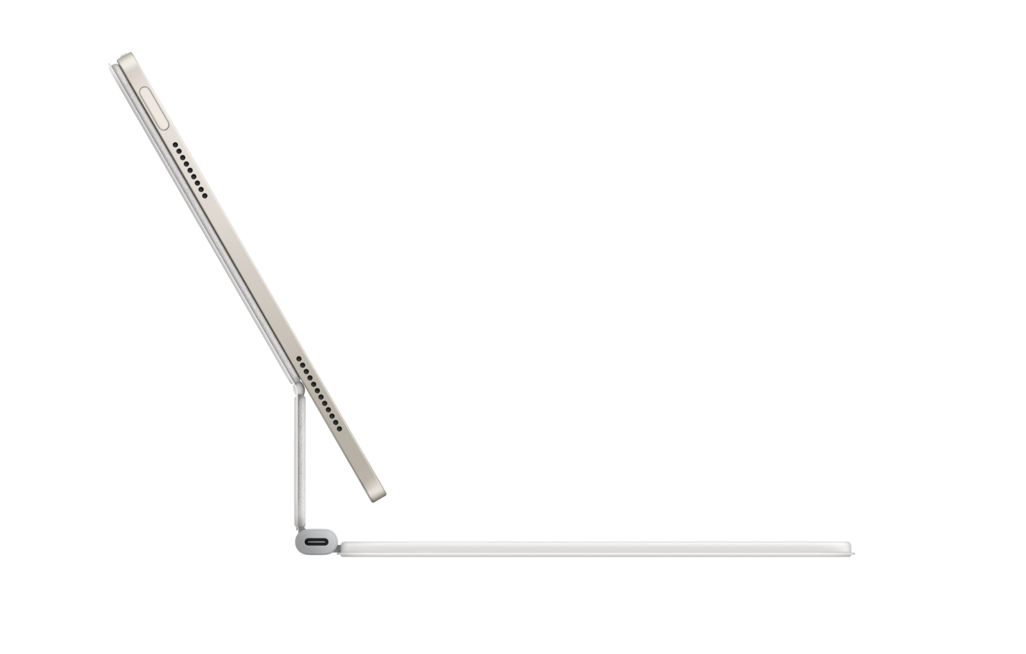 Чехол-клавиатура Apple Magic Keyboard для iPad Air 13" M2, 2024, Белый