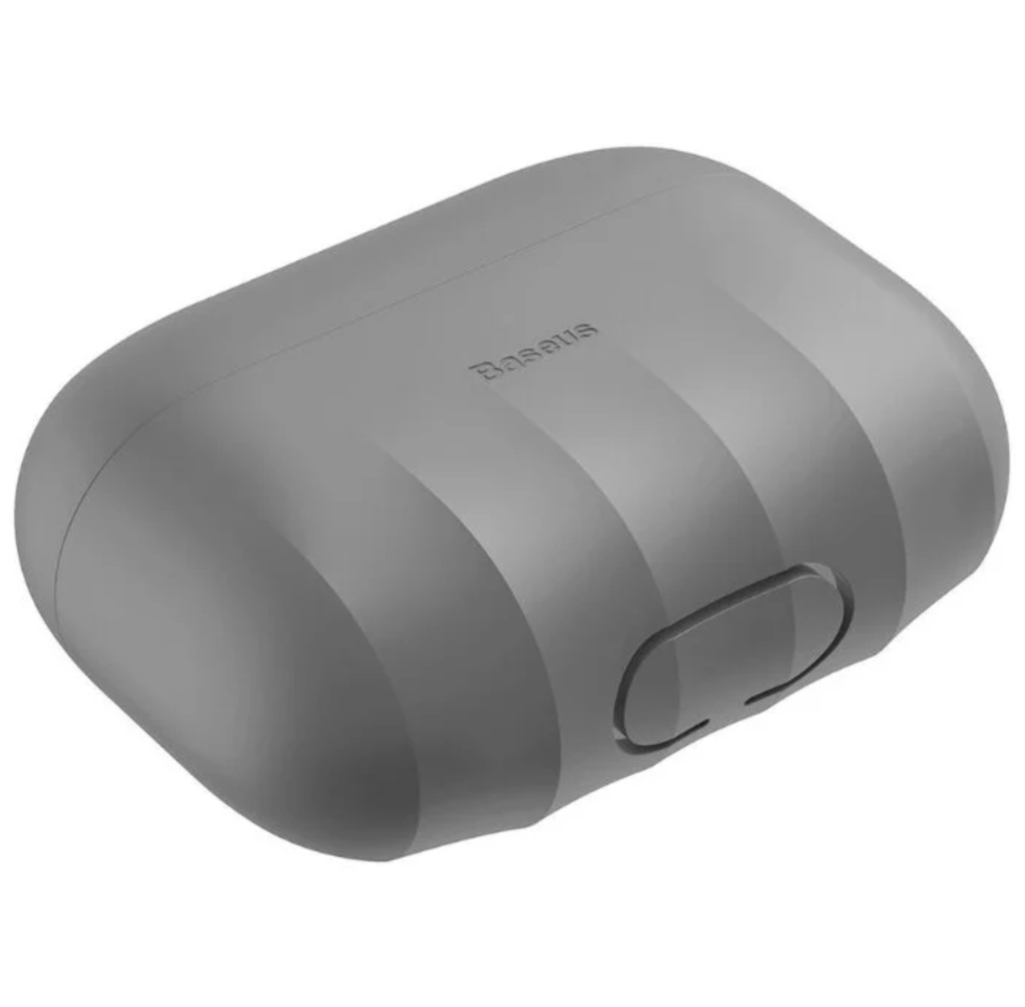 Чехол из силикагеля с рисунком раковины Baseus Shell Pattern для AirPods Pro, Серый