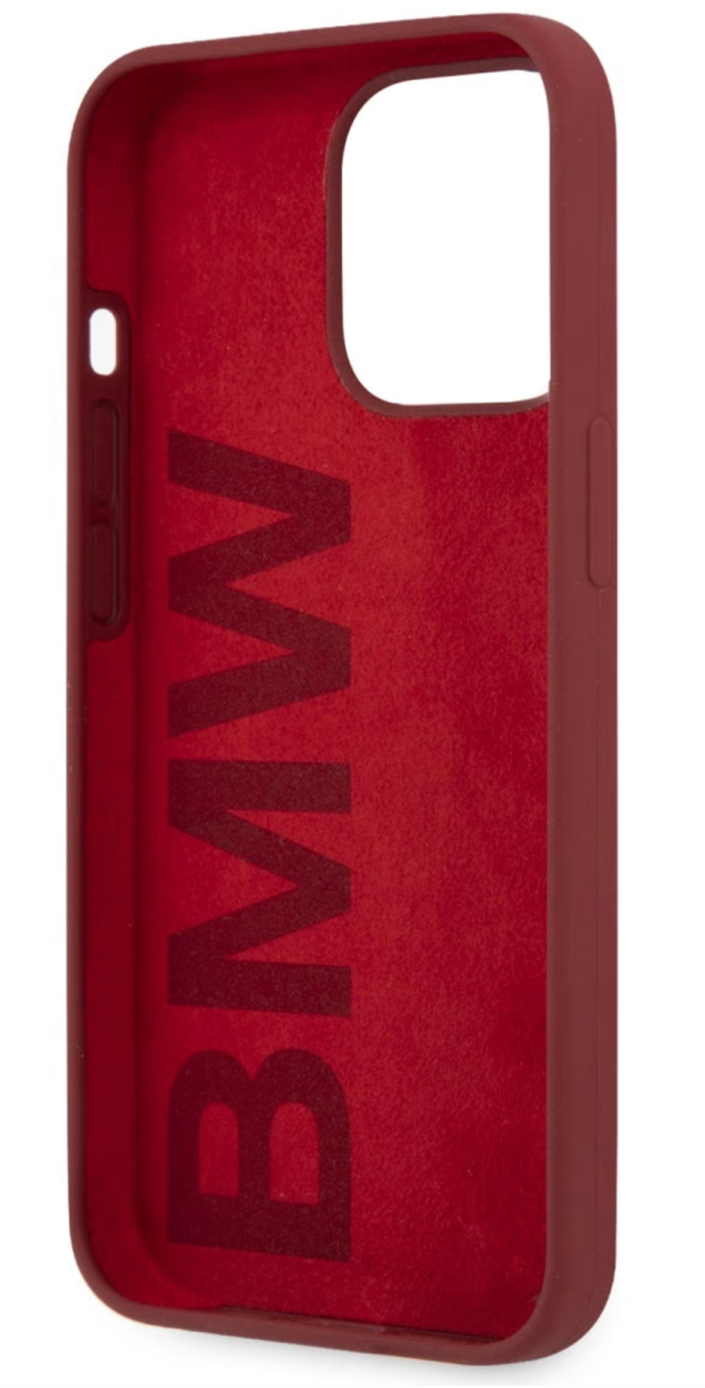 Чехол BMW для iPhone 13 Pro, Силикон с логотипом, Красный