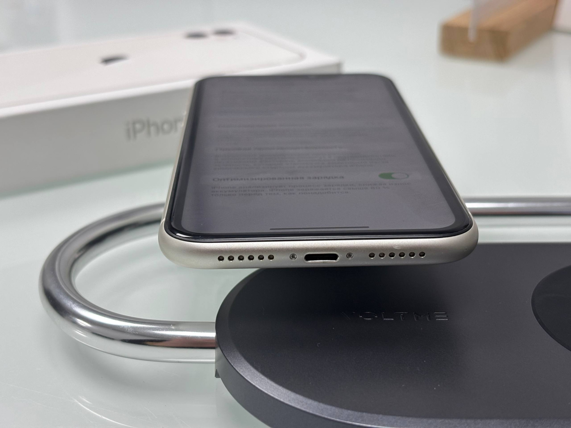 iPhone 11 128Гб, (73%) RU, Белый - Б/У . . +