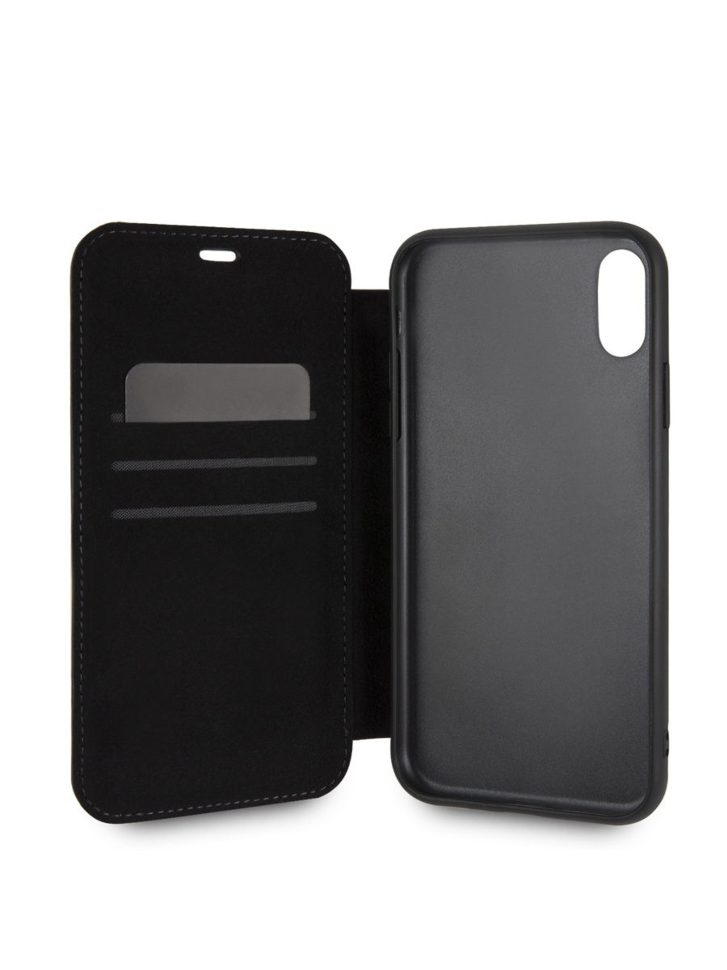 Чехол Mercedes для iPhone XR, Новая Органика I Тип книги Кожаная, Черный
