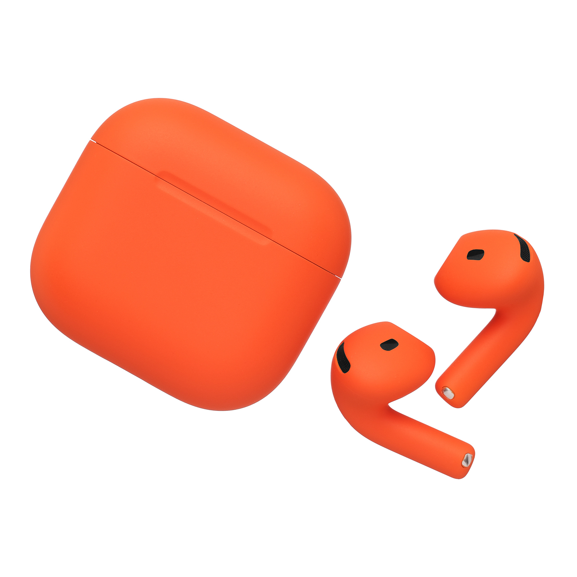 Apple AirPods 4 с шумоподавлением, Матовый, Оранжевый, MXP93 Apple AirPods 4 с шумоподавлением, Матовый, Оранжевый, MXP93