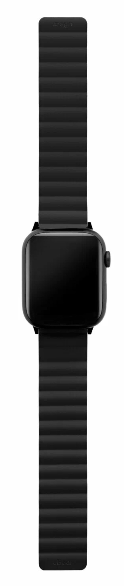 Ремешок магнитный силиконовый Ubear Mode для Apple Watch, M/L, 42/44/45/49мм, Черный
