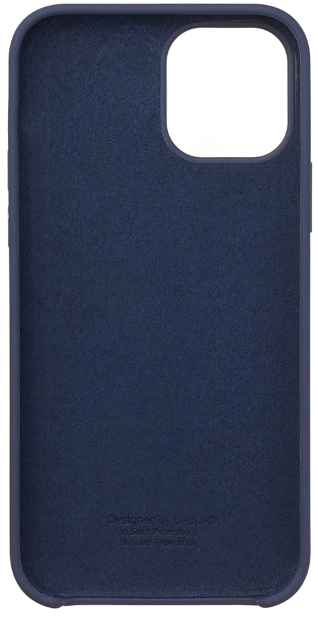 Чехол Deppa Силикон для Apple iPhone 12/12 Pro, Синий