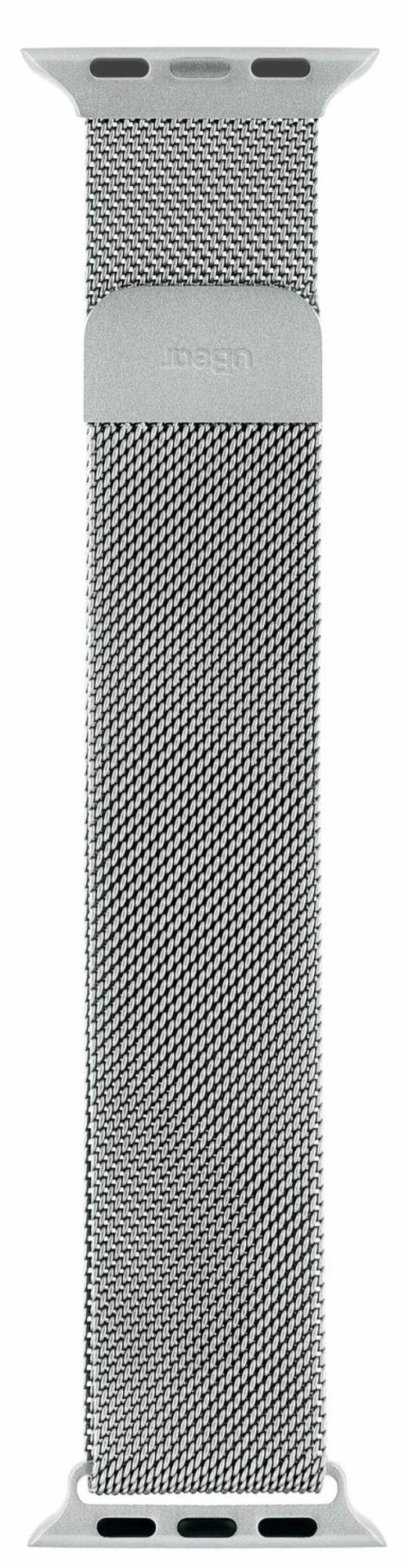 Ремешок магнитный металлический Ubear Spark для Apple Watch, S/M 38/40/41мм, Серебряный