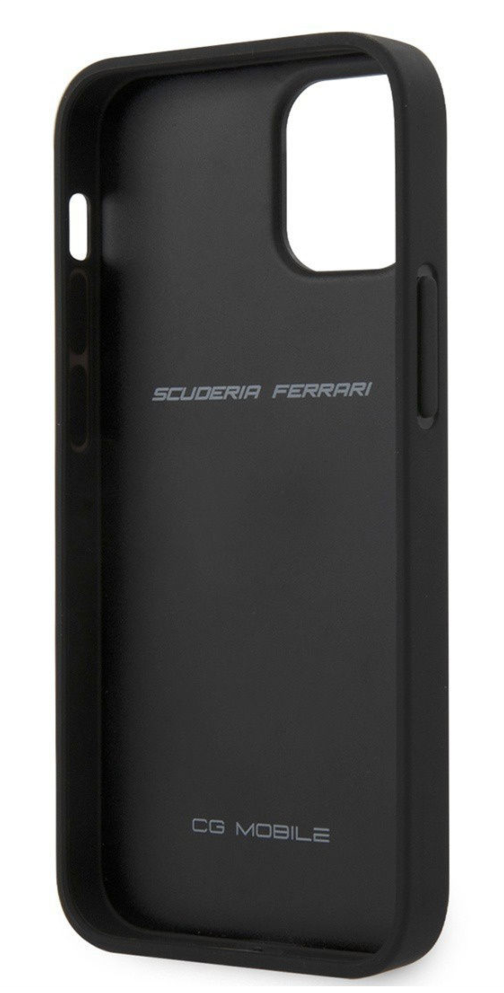 Чехол Ferrari для iPhone 12 mini, Натуральная кожа, Красный