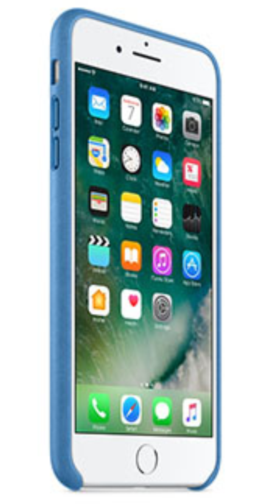 Чехол Apple Кожа для Apple iPhone 7/8, Синее Море